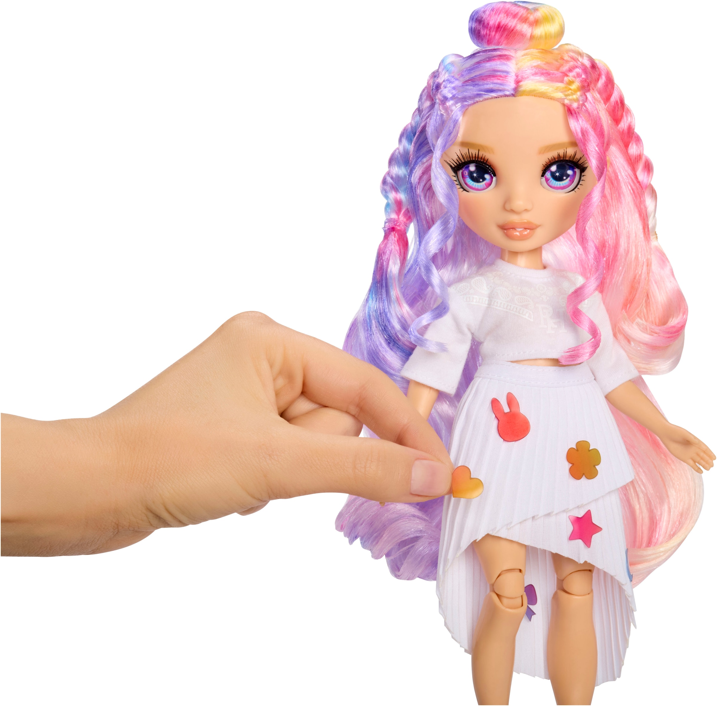 RAINBOW HIGH Anziehpuppe »Air Brush & Create Fashion Dolls - Purple Eyes«
