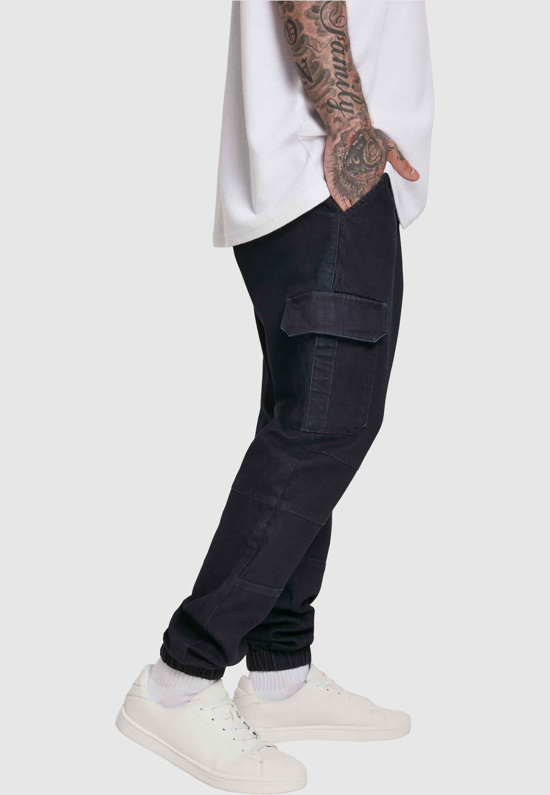 URBAN CLASSICS Stoffhose »Urban Classics Herren Cargo Jogging Jeans«
