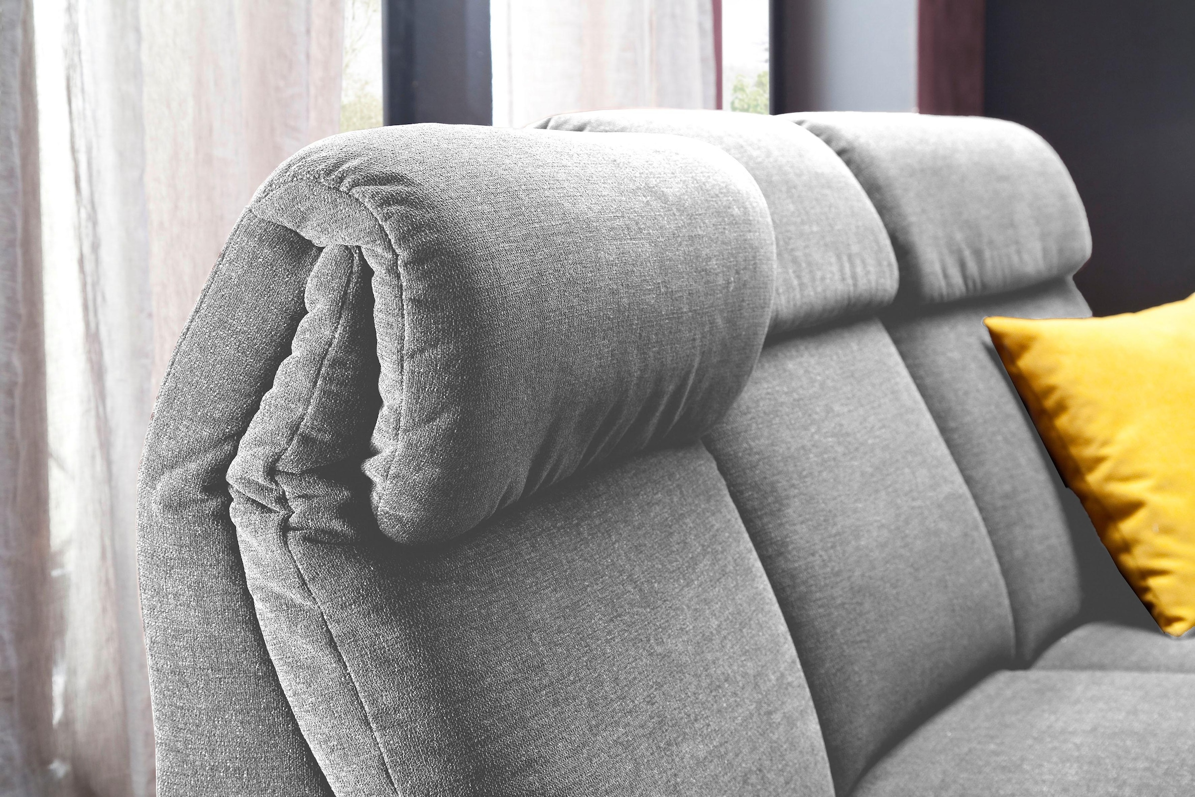 Home affaire Sofa »Turin«, mit motorischer Relaxfunktion, Tisch, Leuchte + USB-Ladestation