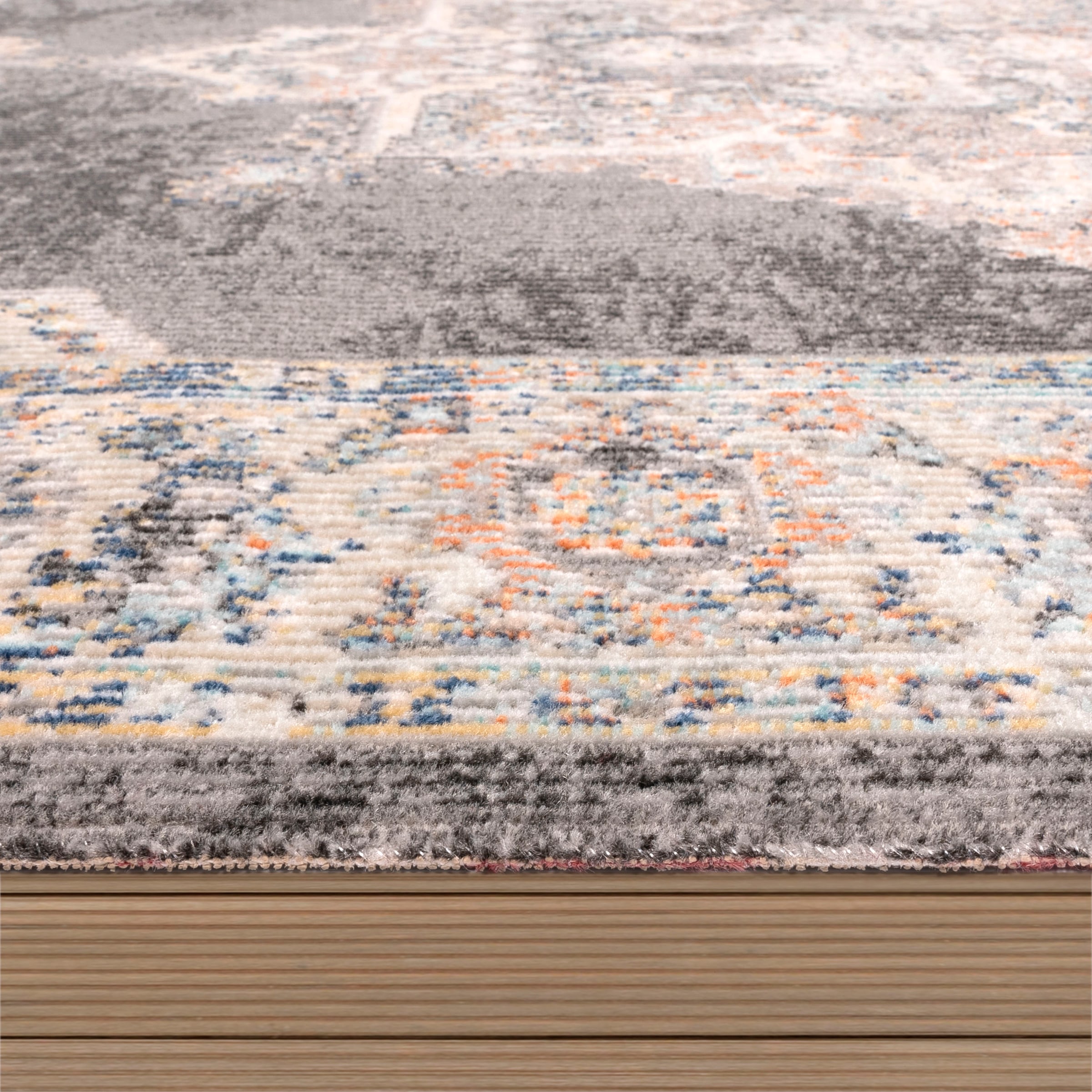 Paco Home Teppich »Torres 275«, rechteckig, 8 mm Höhe, Kurzflor, moderne Orient Optik, Used-Look, In- und Outdoor geeignet