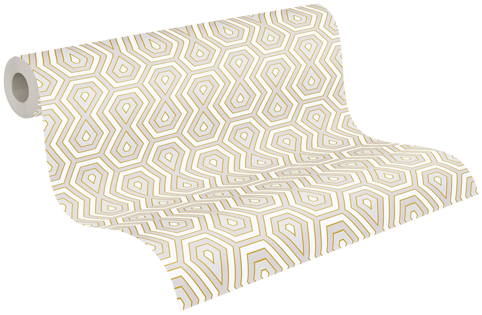Architects Paper Vliestapete »Jungle Chic«, geometrisch-grafisch-Retro, Geometrische Tapete Retro Vintage Tapeten Wohnzimmer Schlafzimmer Flur
