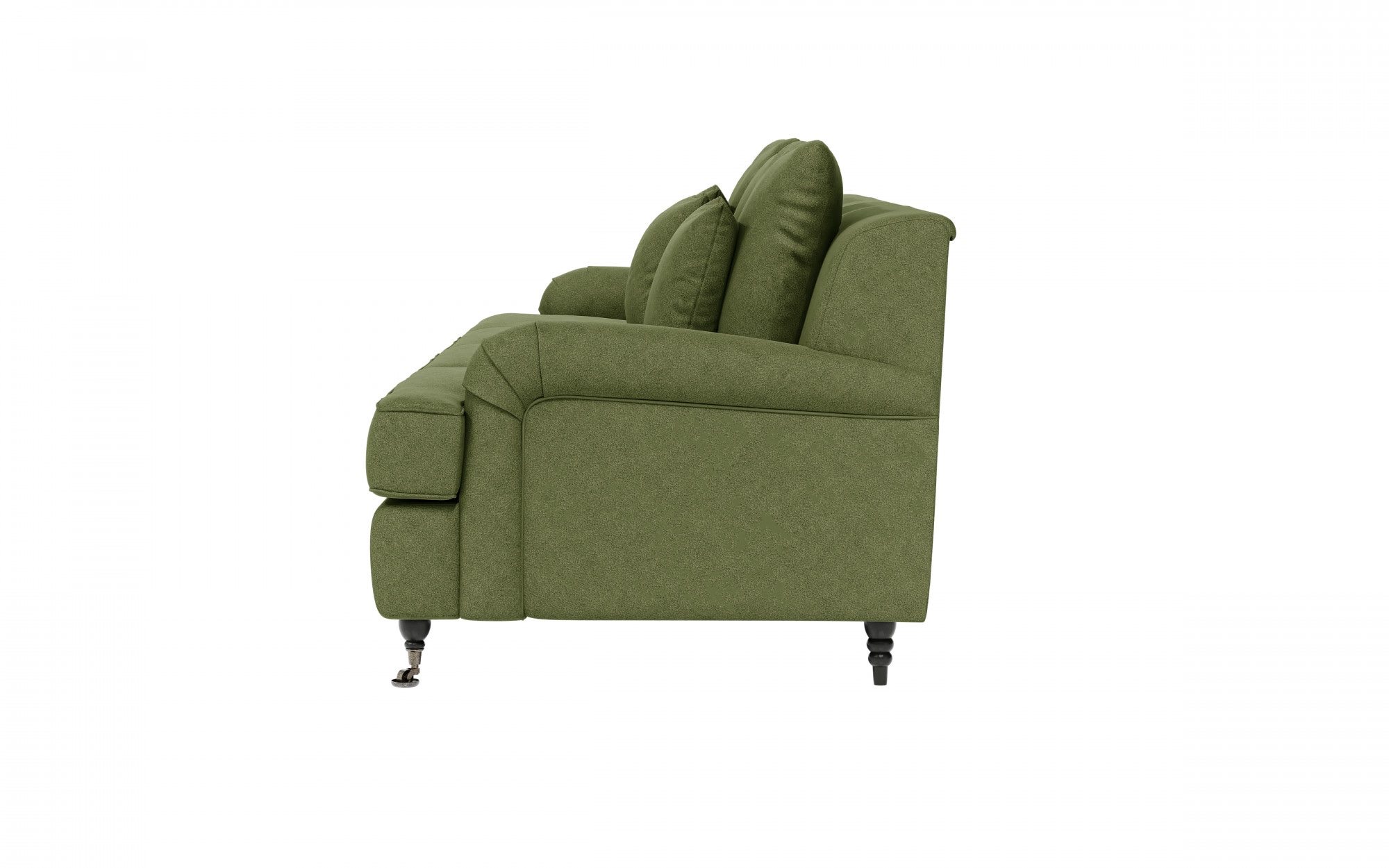 Guido Maria Kretschmer Home&Living Big-Sofa »NORIN«, zwei Fußarten: vorne - Rollen, hinten - Holzfüße