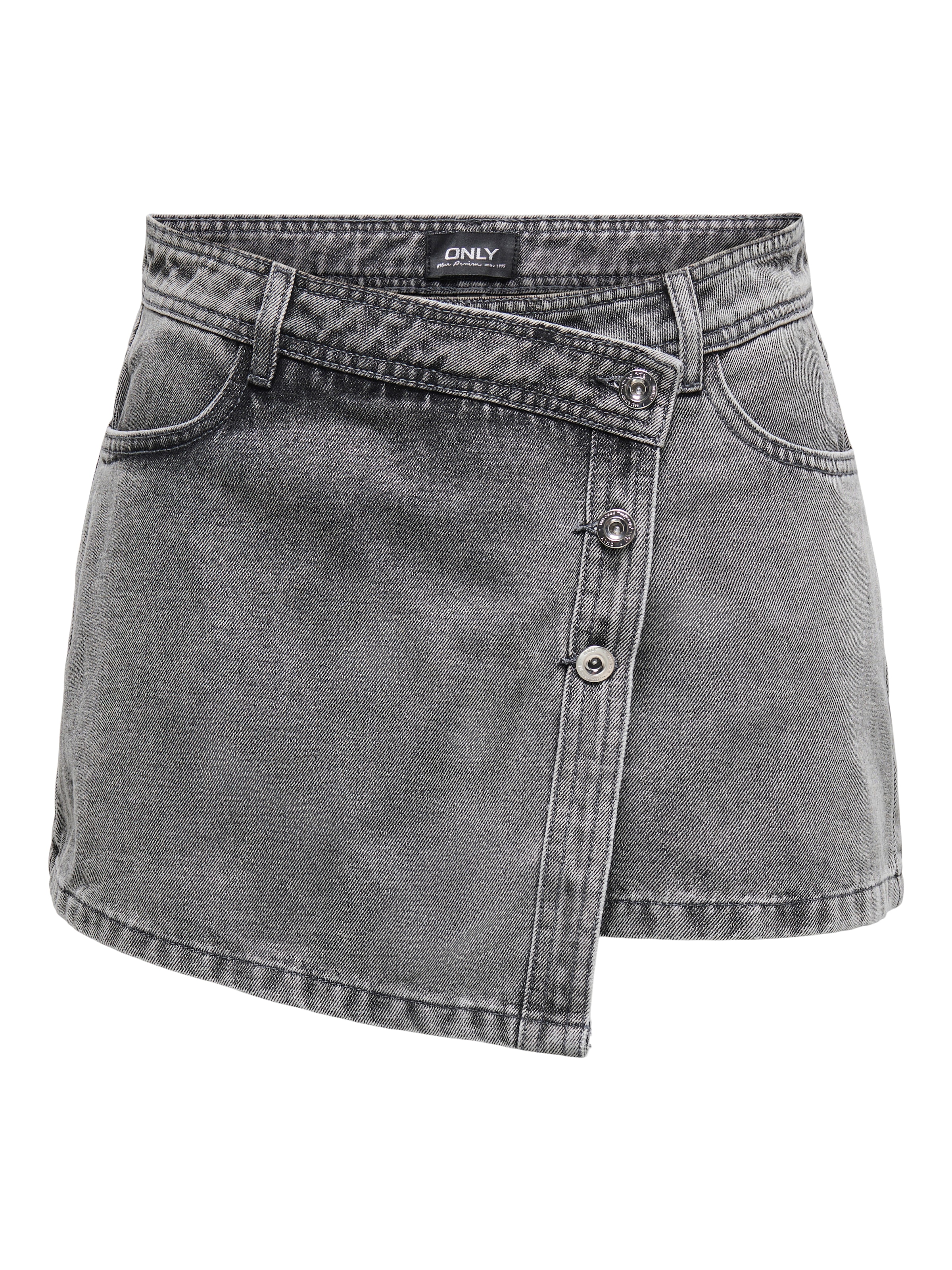 ONLY Jeansshorts »ONLLESLY REG LB DNM SKORT BJ NOOS« Baumwolle, Regular Waist, Hosenrock