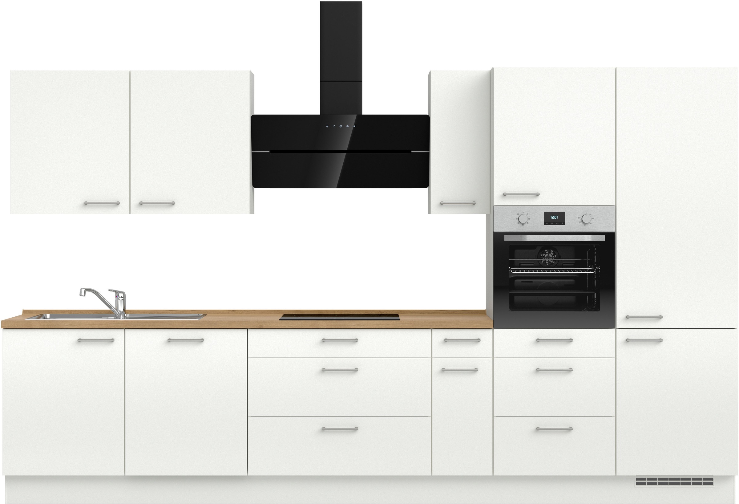 nobilia® Küchenzeile »"Laser II", Ausrichtung wählbar, Breite 360 cm« vormo günstig online kaufen