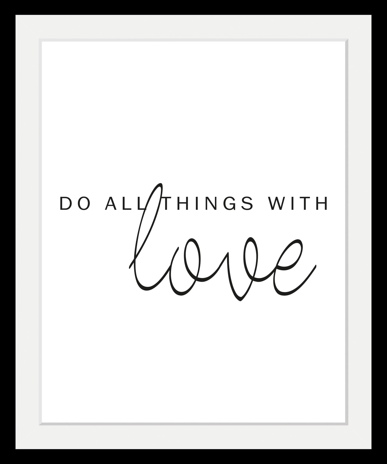 queence Bild »Liebe« Liebessprüche   Motivationsbilder   Schriftzug   Schwa günstig online kaufen