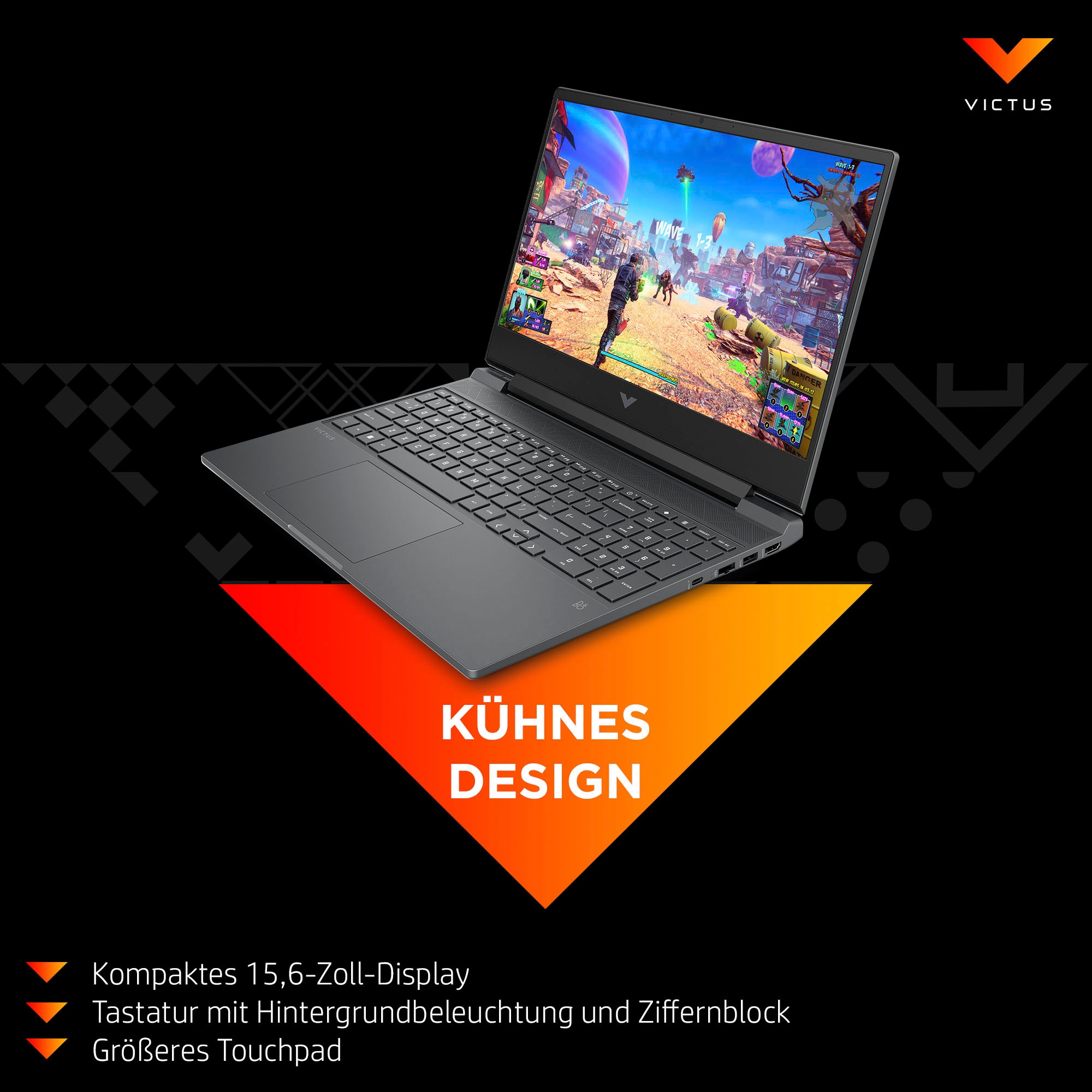 HP Gaming-Notebook »VICTUS 15-fb2252ng«, 39,6 cm, / 15,6 Zoll, AMD, Ryzen 5, GeForce RTX 4050, 512 GB SSD