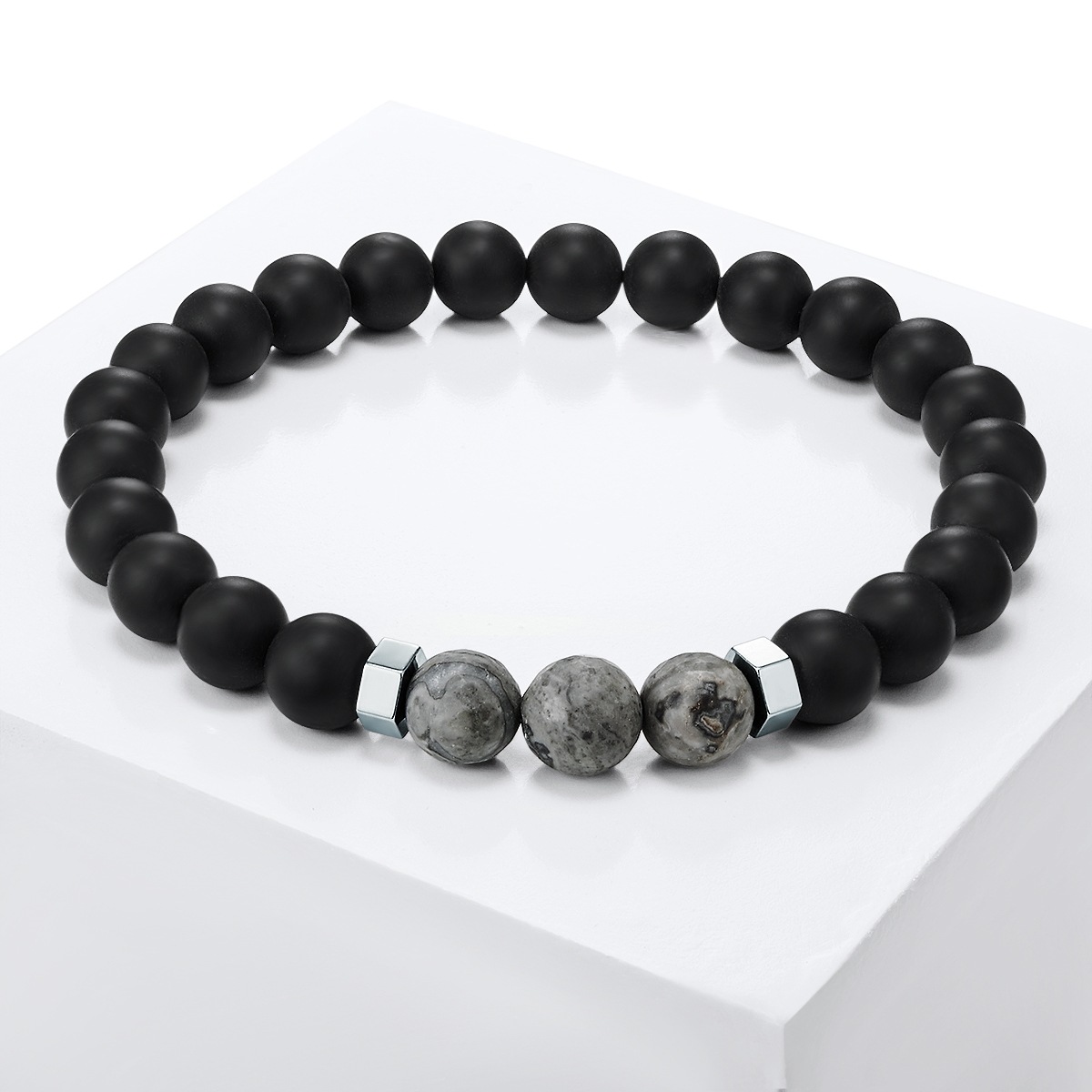 True Rebels Armband »LL984«, (1 tlg.), mit Edelsteinen