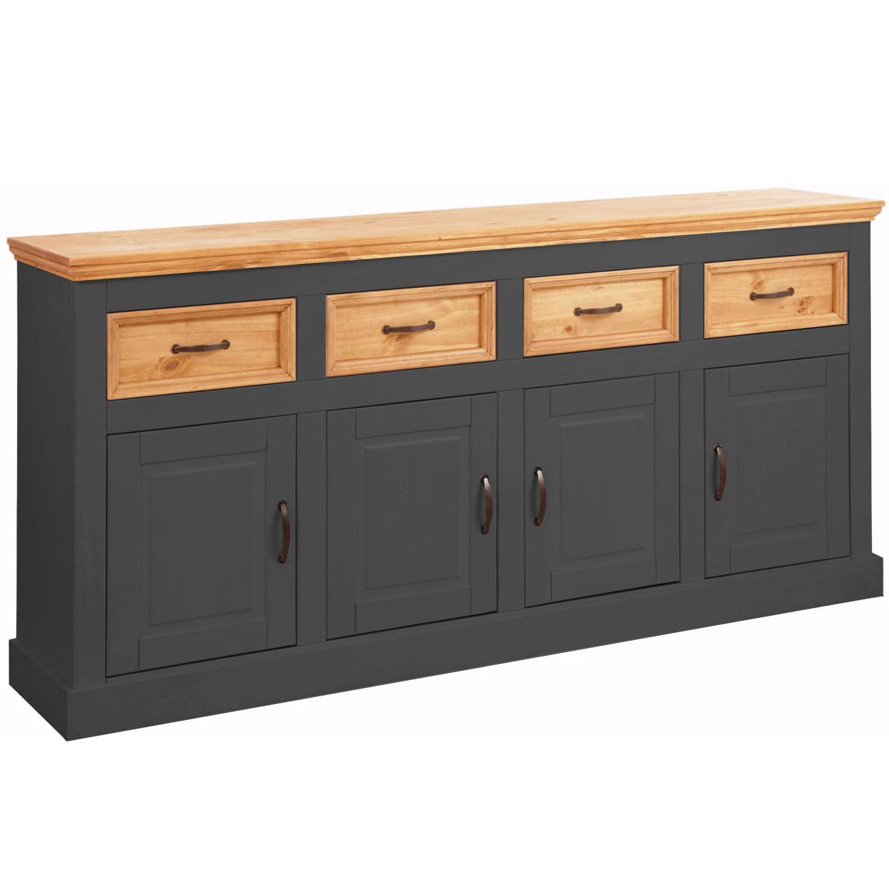 Home affaire Sideboard »Selma« Kommode mit 4 Türen und 4 Schubkästen günstig online kaufen