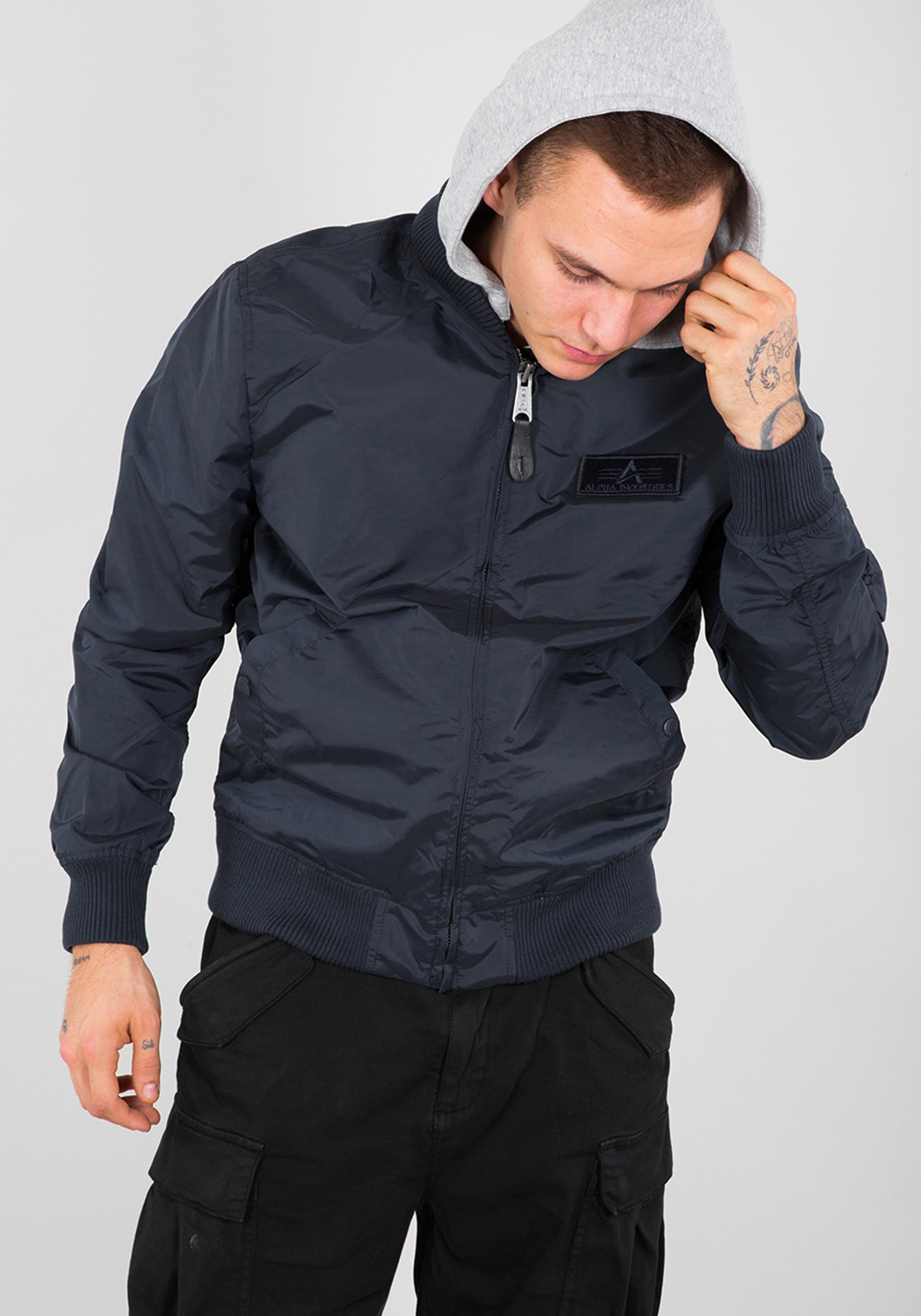 Alpha Industries Bomberjacke »Alpha Industries Men - Bomber Jackets MA-1 TT Two Tone Hood«