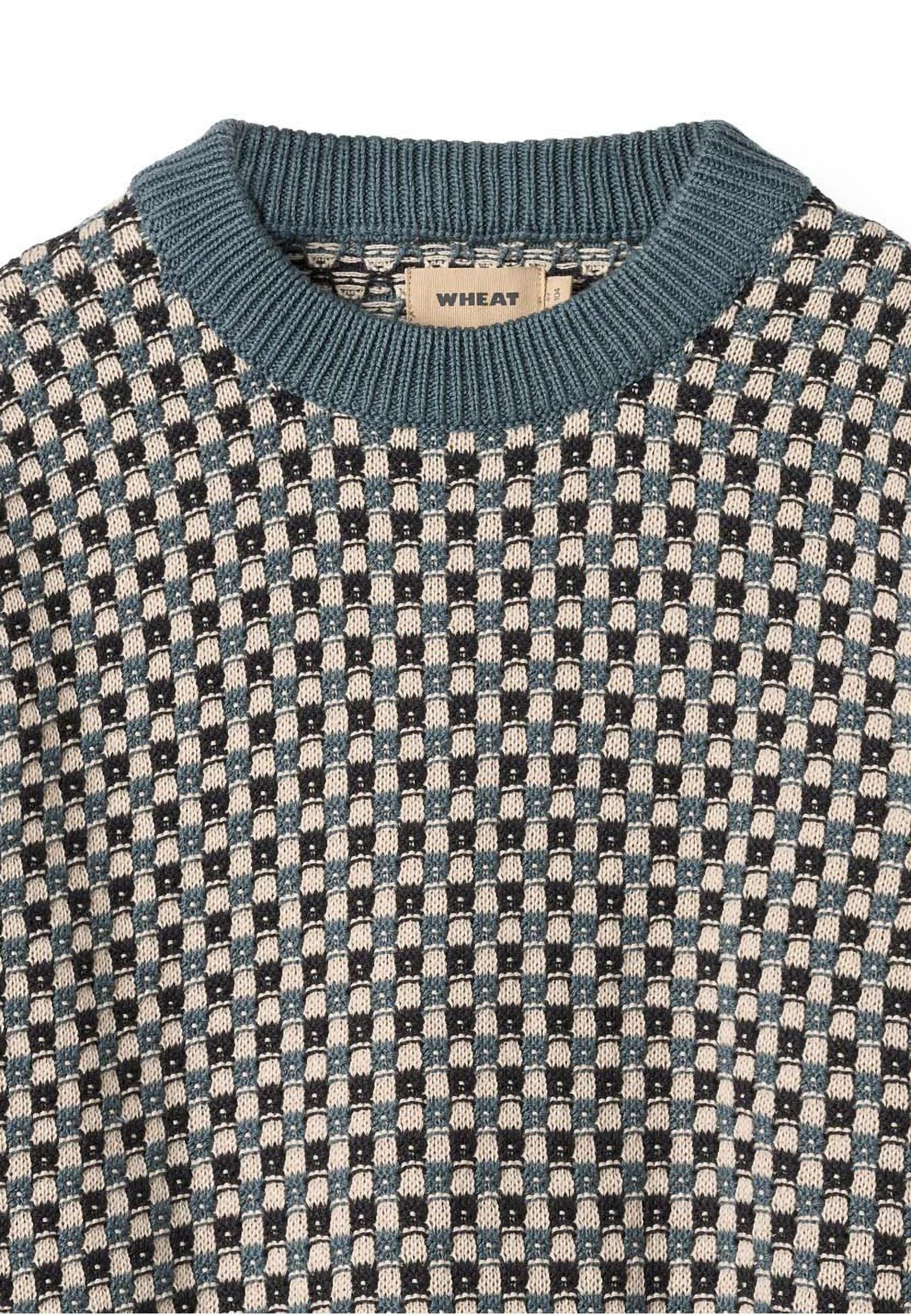 WHEAT Rundhalspullover »WHEAT Jaquard Pullover Flores« 1 Stk.
