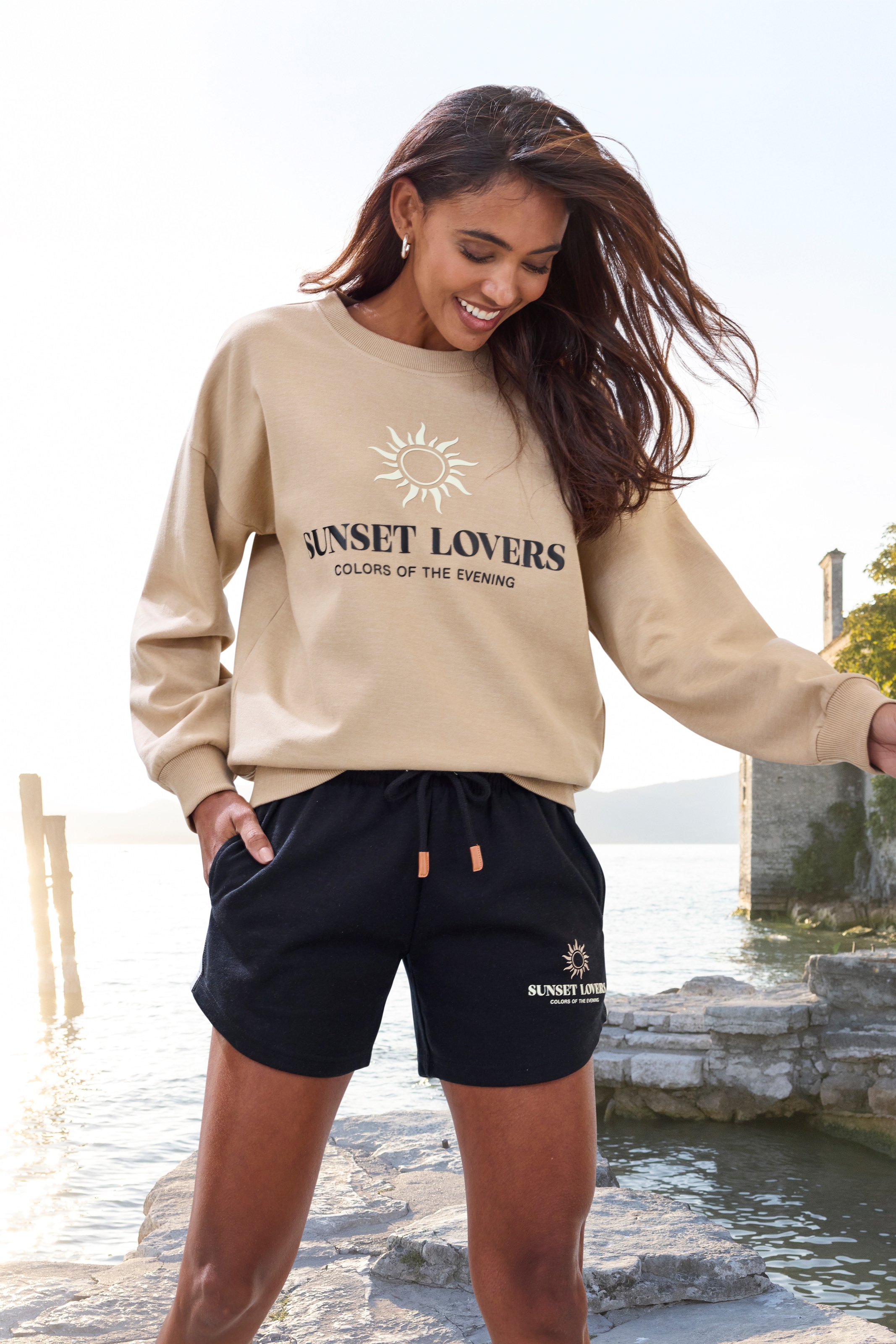 H.I.S Sweatshirt , mit großem Front-Print, Loungewear
