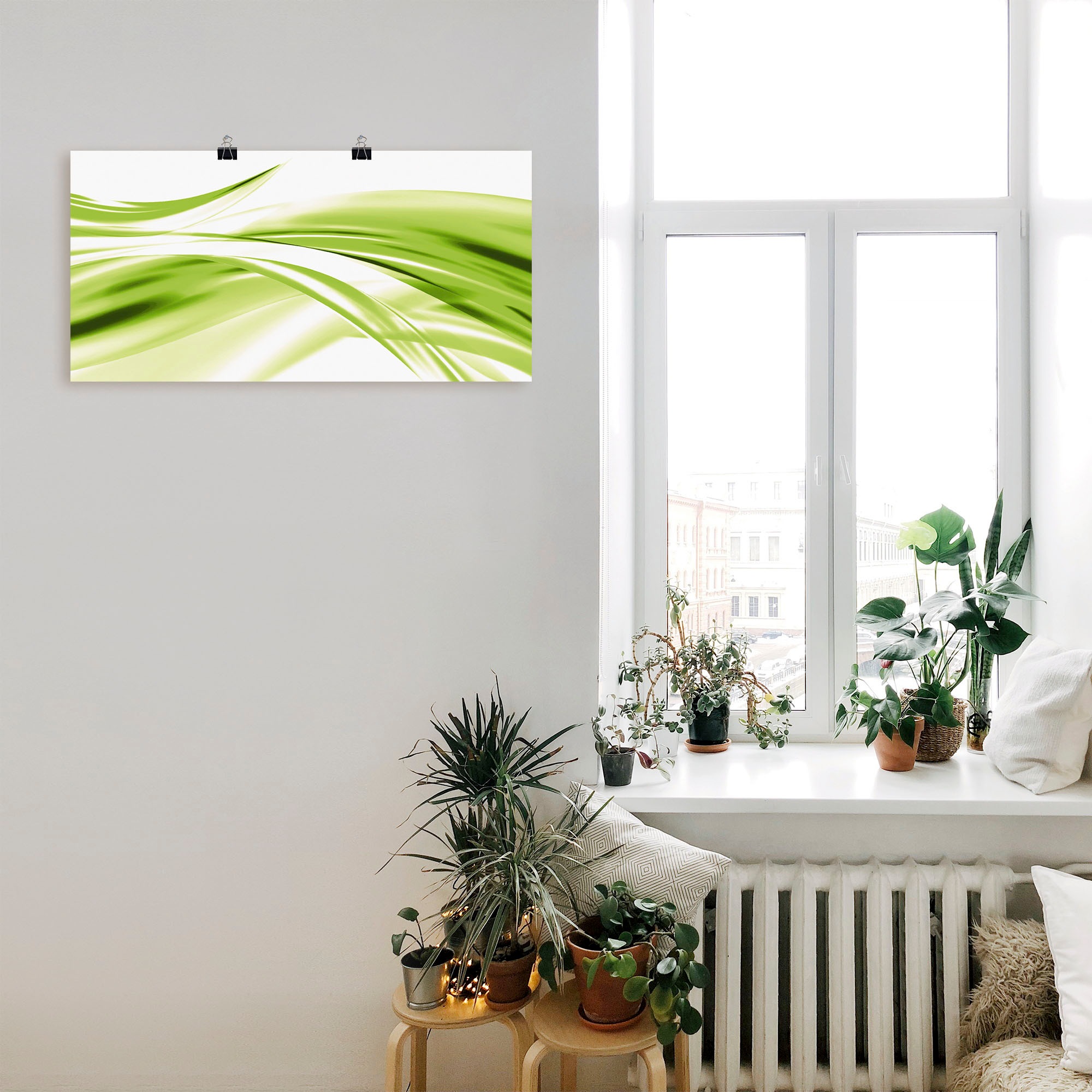Artland Wandbild »Schöne Welle - Abstrakt«, Gegenstandslos, (1 St.), als Alubild, Outdoorbild, Leinwandbild, Poster in verschied. Größen