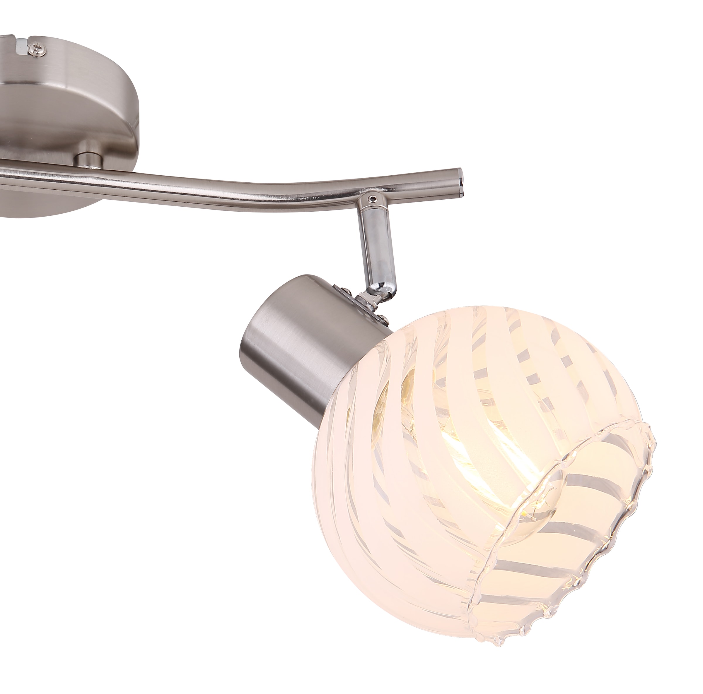 GLOBO LIGHTING Deckenstrahler »WILLY«, Leuchtmittel E27 | ohne Leuchtmittel, Deckenstrahler/Glas klar/Flur/Wohnzimmer