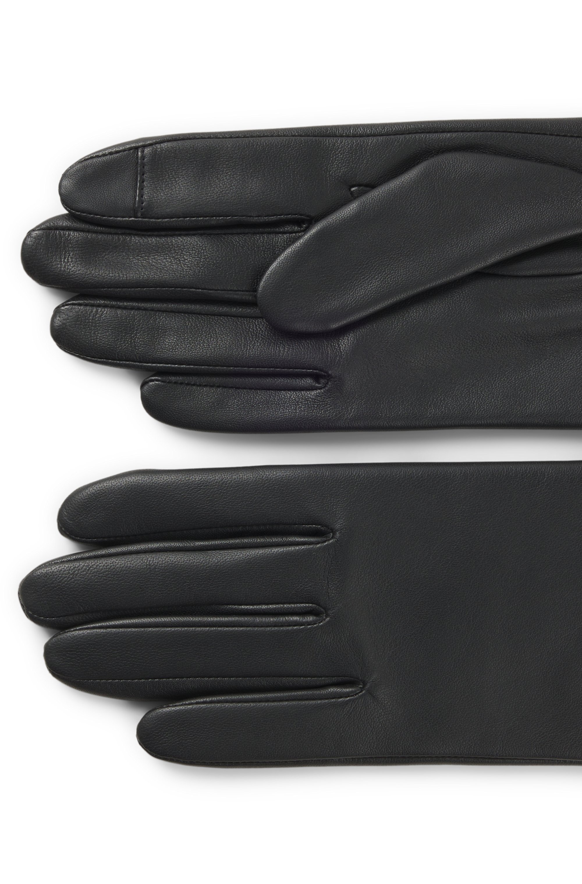 BOSS Lederhandschuhe »Gueen ME« mit Touch Tech Fingertips