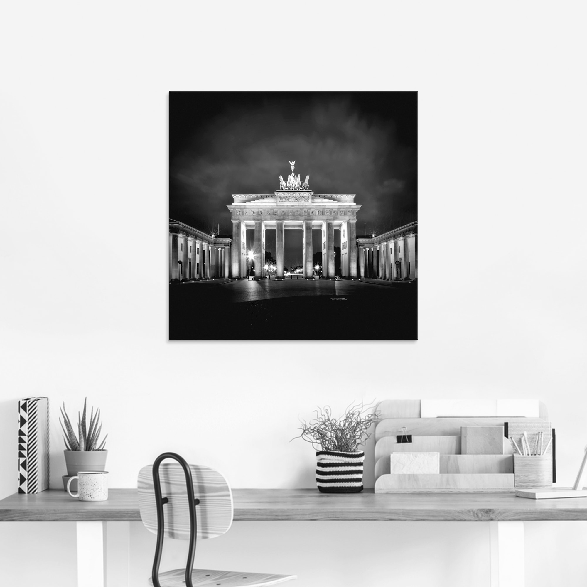 Artland Glasbild »Berlin Brandenburger Tor I«, Gebäude, (1 St.), in verschiedenen Größen