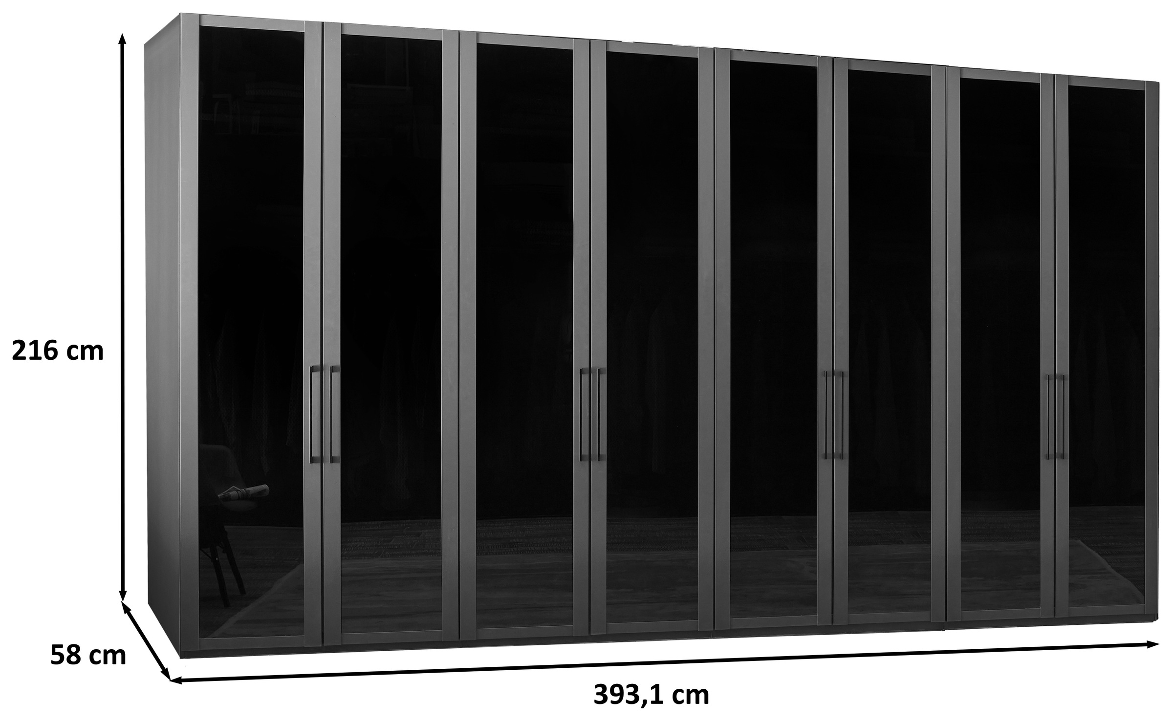 WIEMANN Drehtürenschrank »Split«, inkl. Türendämpfung