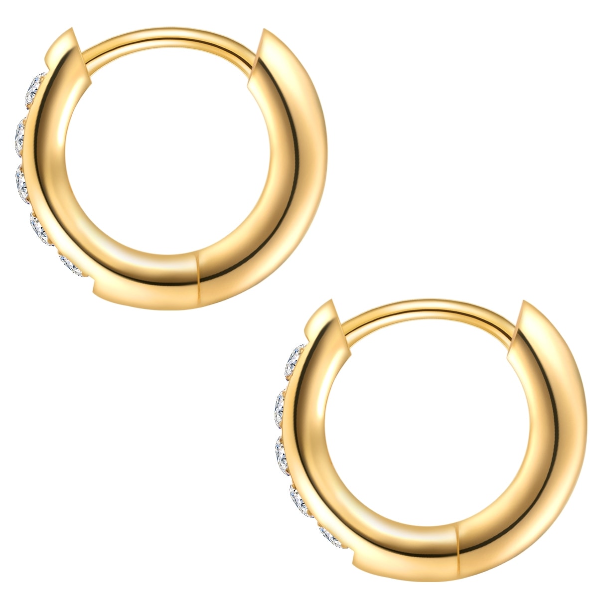 Eastside Paar Creolen »Set: ES470« aus Edelstahl