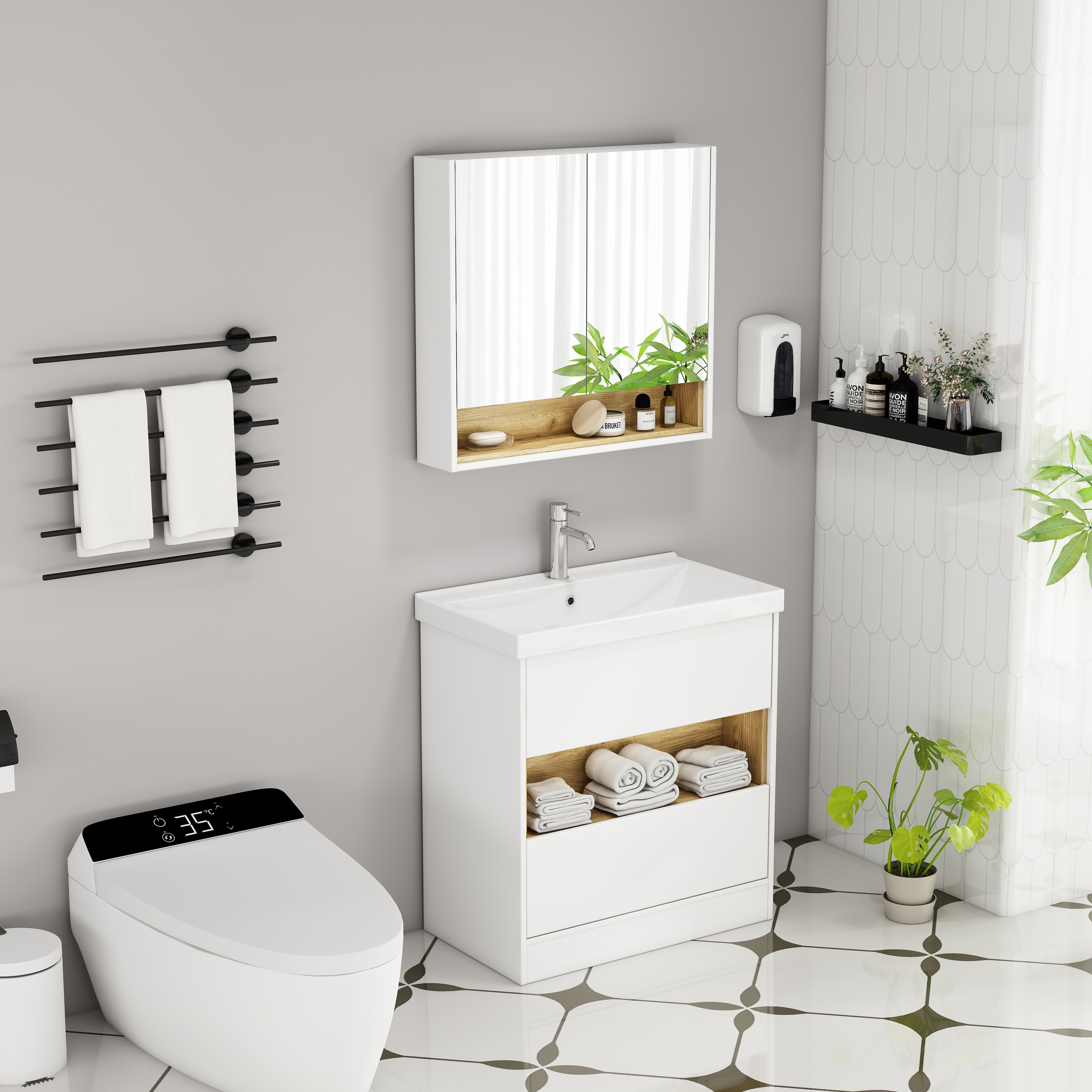 welltime Badezimmer-Set »Valencia«