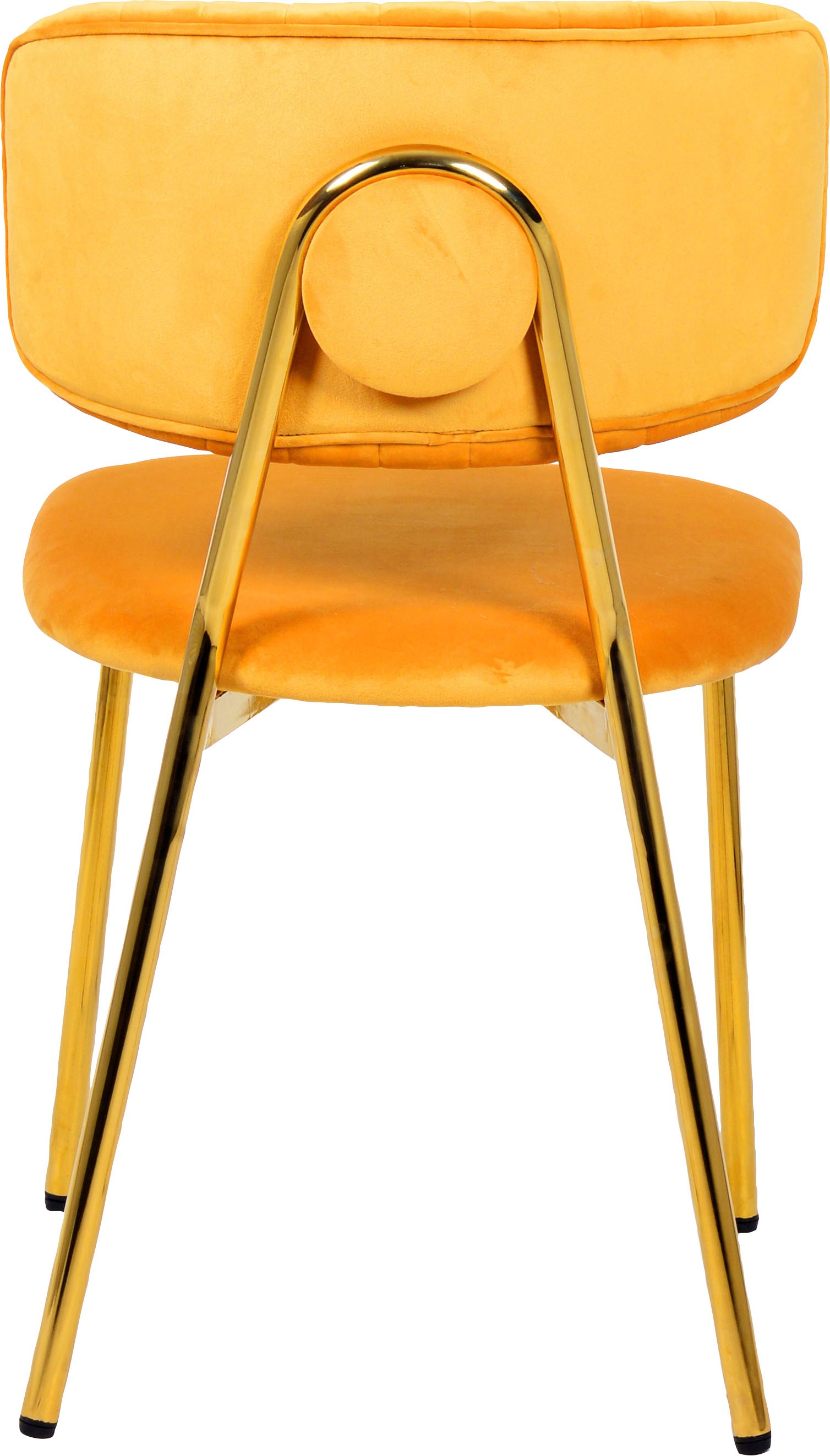 Kayoom Esszimmerstuhl »Stuhl Kian 125 2er-Set,filigranes Metallgestell,pflegeleicht Samtbezug«, (Set), 2 St., Stoffbezug, samtweicher Bezug, pflegeleichter Samtbezug