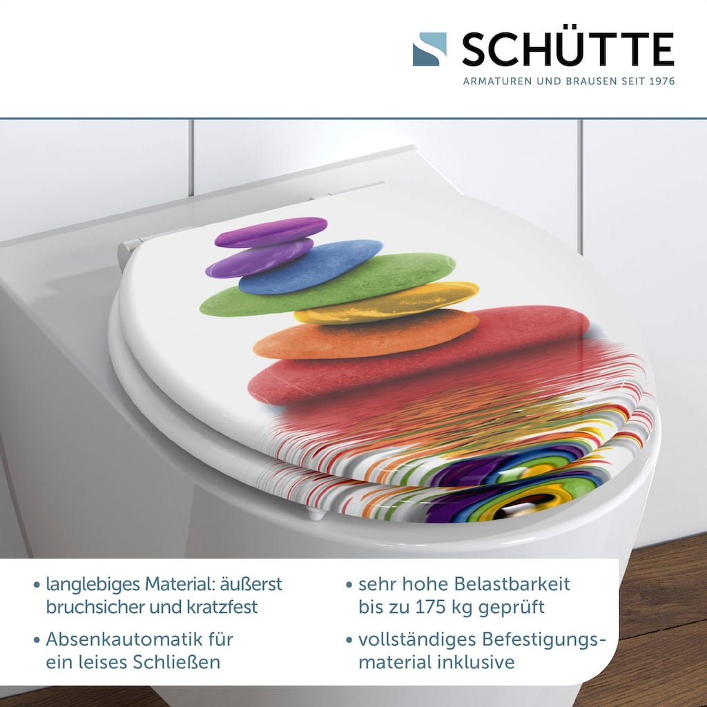 Schütte WC-Sitz »Colorful Stones«
