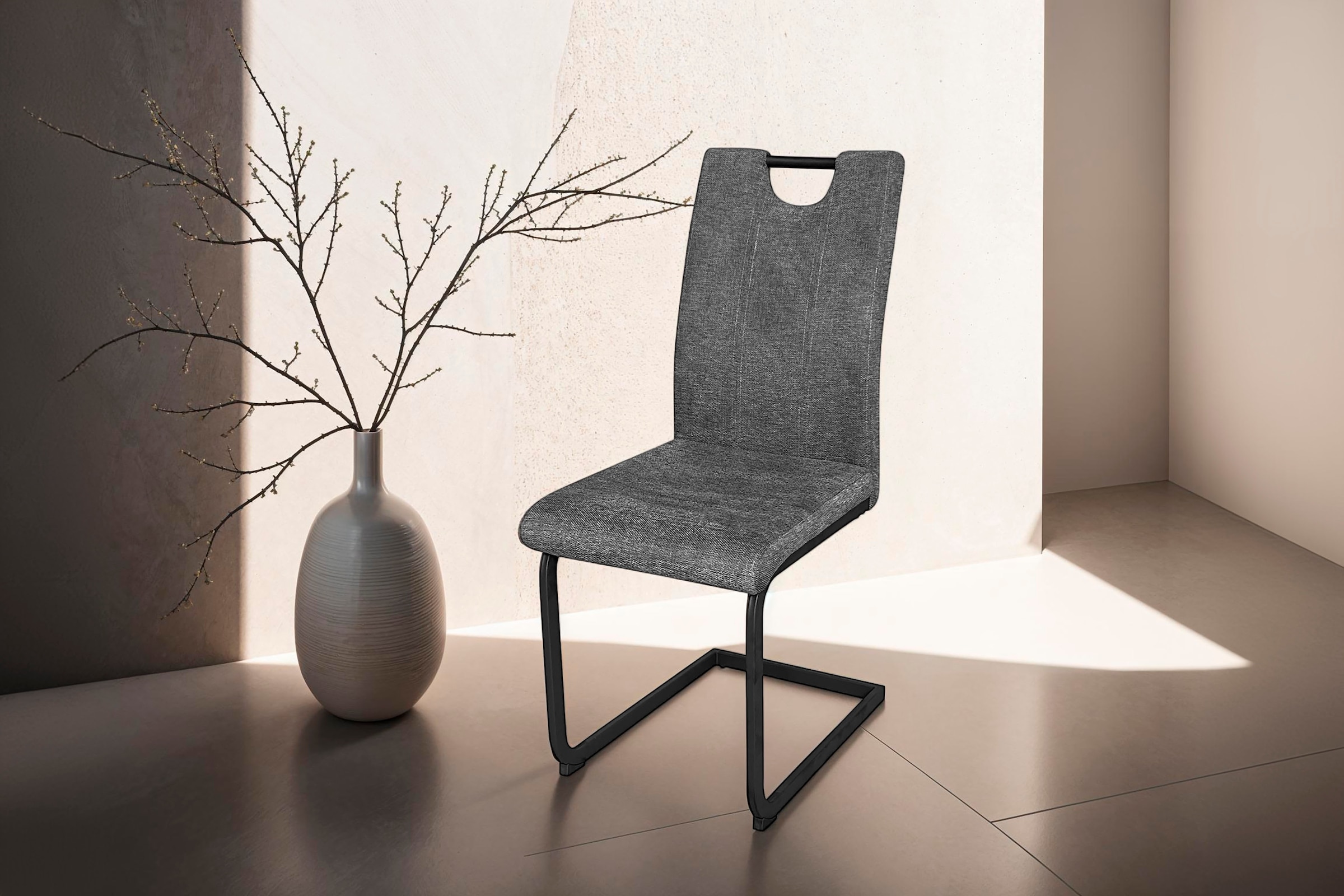 byLIVING Freischwinger »Banff (2er-Set)«, (Set), mit Griff, Gestell Metall günstig online kaufen