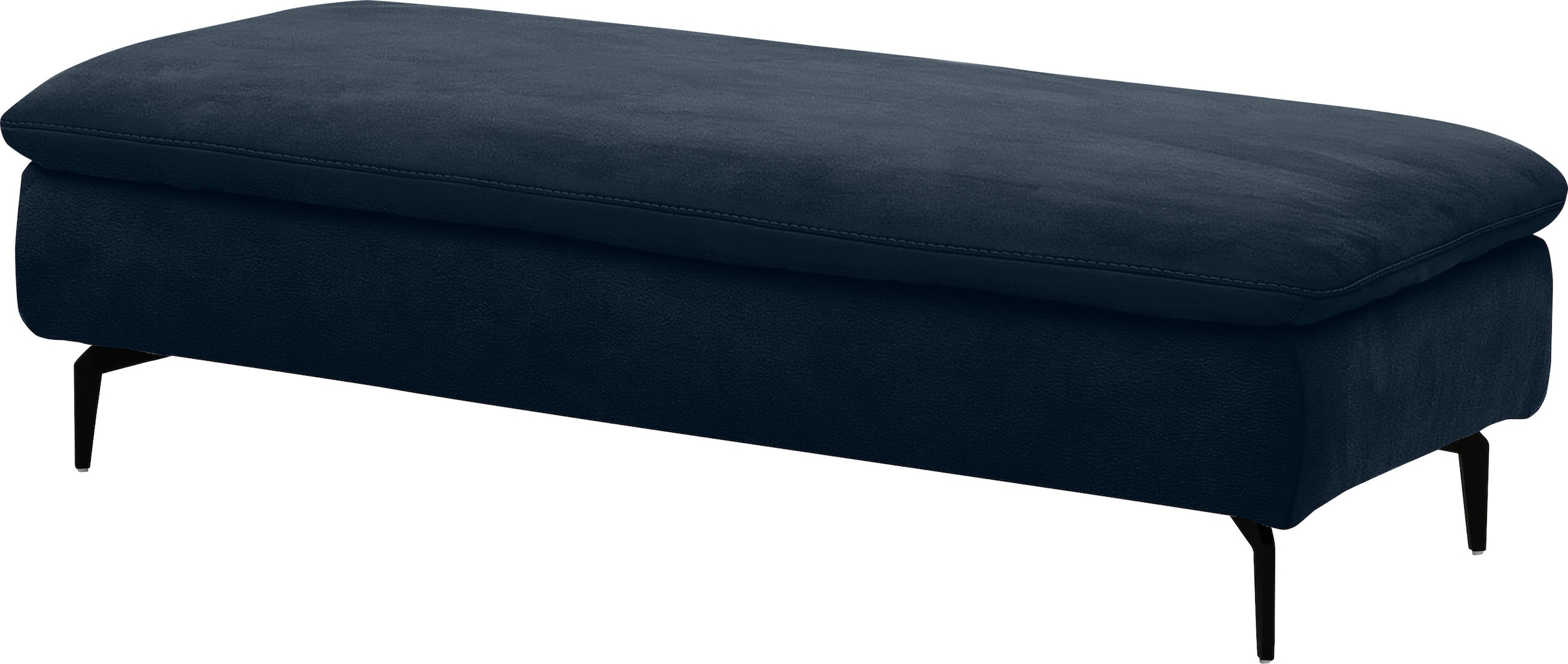 W.SCHILLIG Ecksofa »valentinoo, Designsofa, bequem, elegant und zeitlos, L-Form«, (Set), inklusive Hocker, mit Sitztiefenverstellung, Breite 299 cm