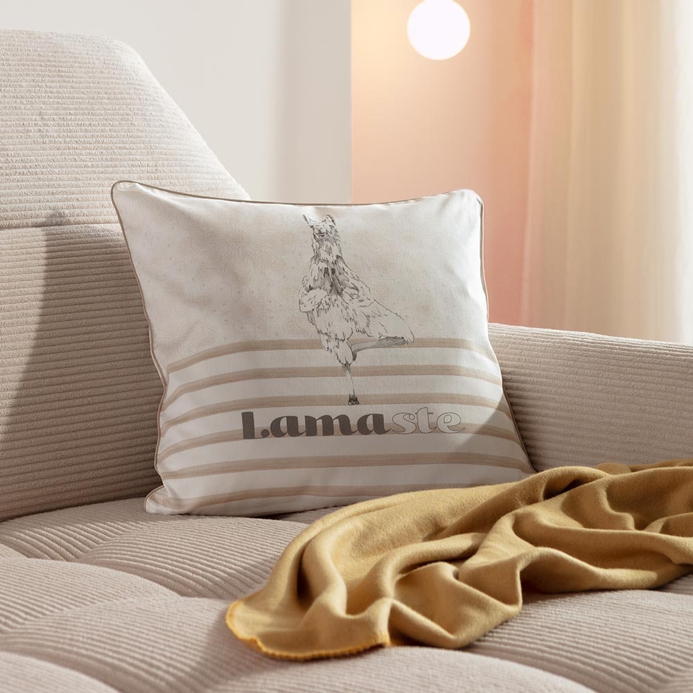 Estella Kissenbezug »Lamaste« Gefertigt aus 100% hochwertiger Baumwolle.