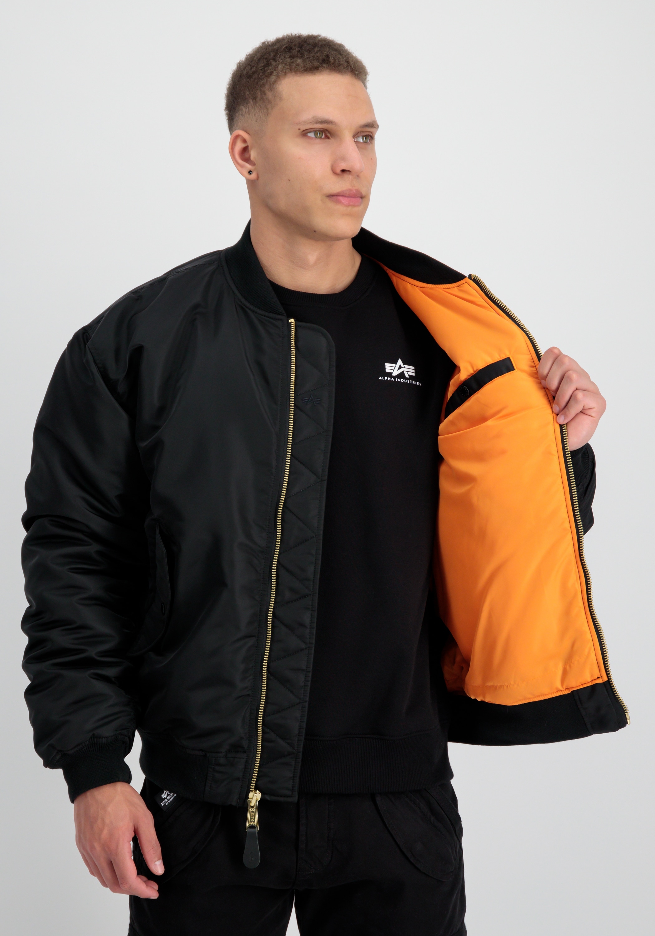 Alpha Industries Bomberjacke »Alpha Industries Men - Bomber Jackets MA-1 NASA Skylab«