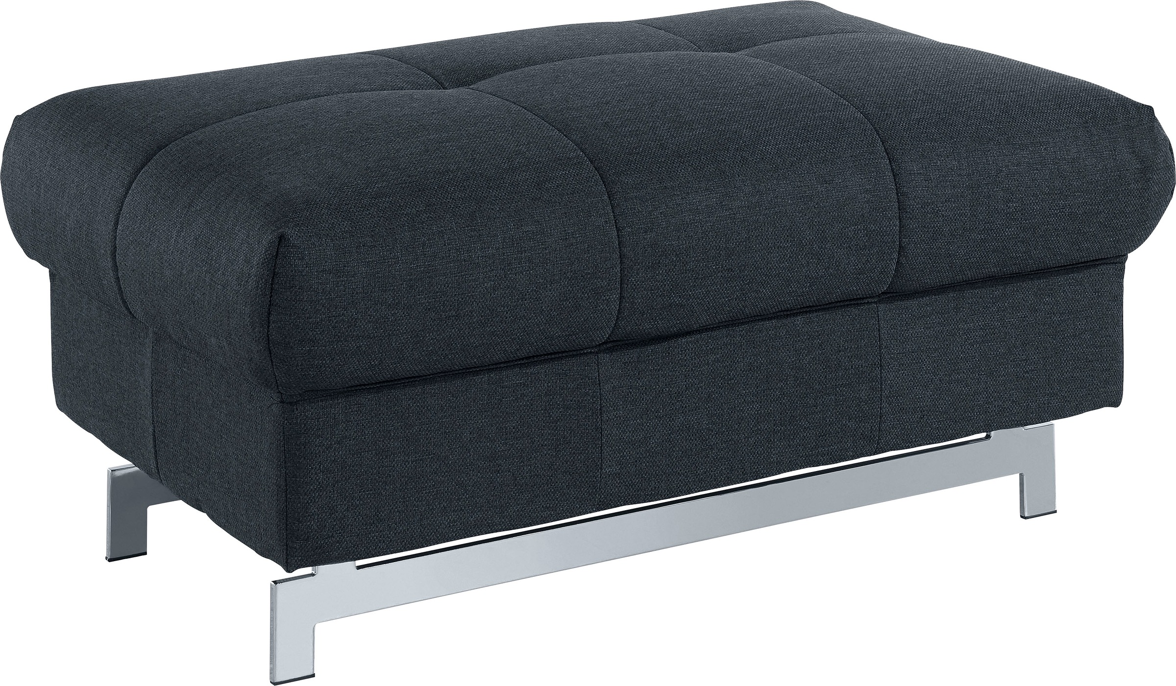 COTTA Polstergarnitur »Chef L-Form«, (Set, 2 tlg.), Set bestehend aus: Ecksofa mit Kopfteilverstellung & Hocker