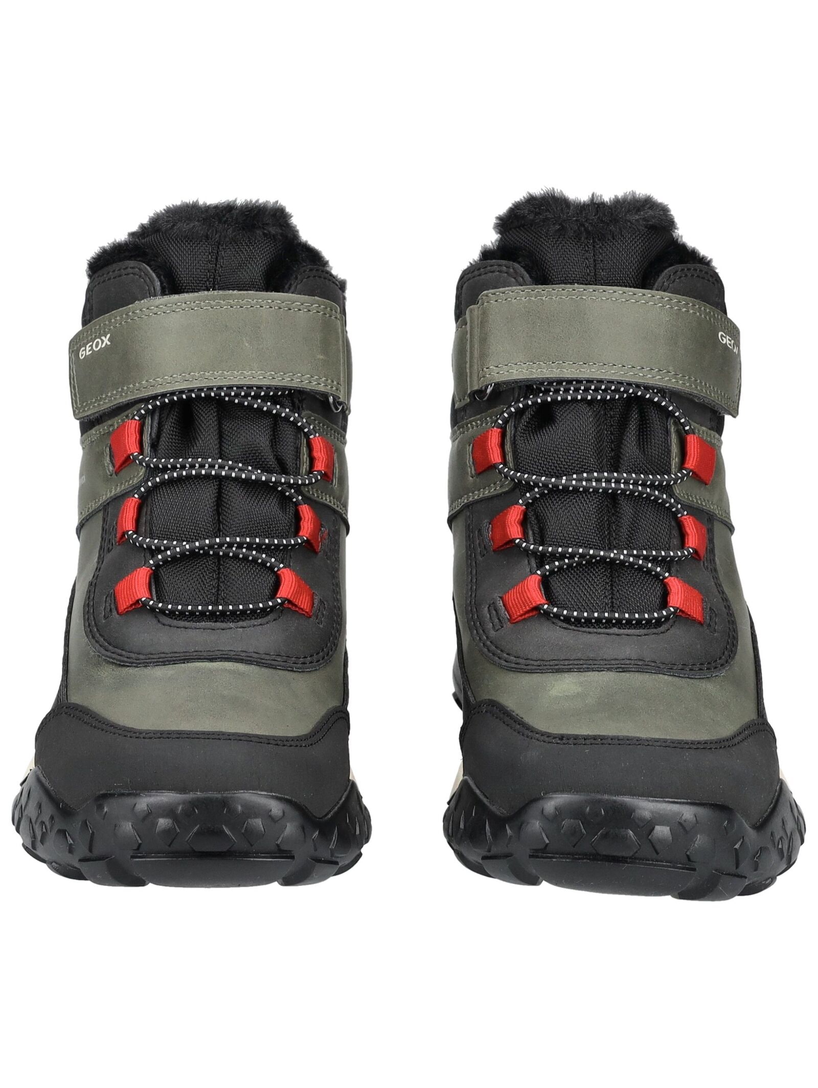 Geox Schnürstiefelette »Geox Stiefelette Lederimitat/Textil«
