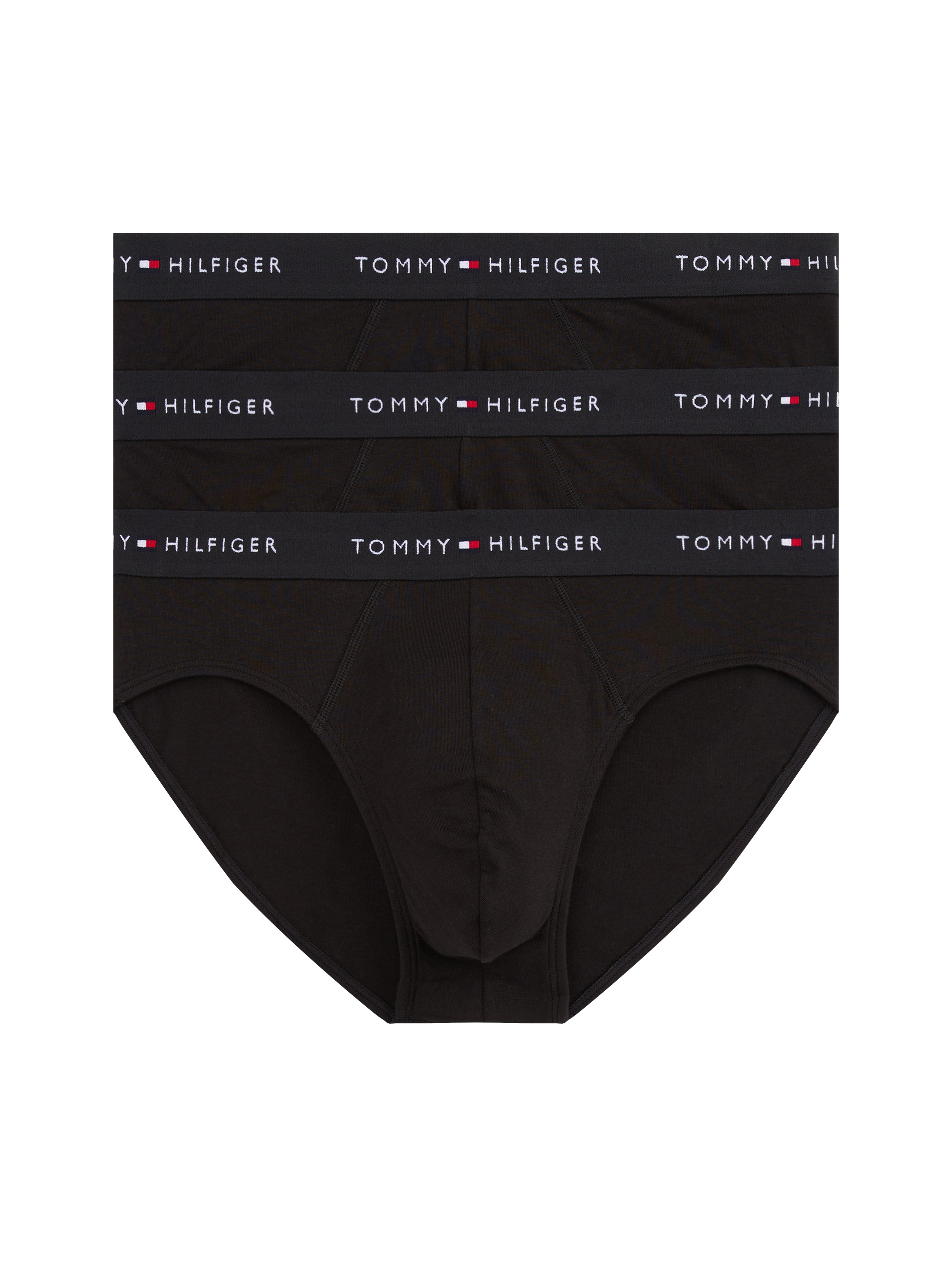 Tommy Hilfiger Underwear Slip »3P BRIEF DTM«, (Packung, 3 St., 3er), mit Logo-Elastikbund