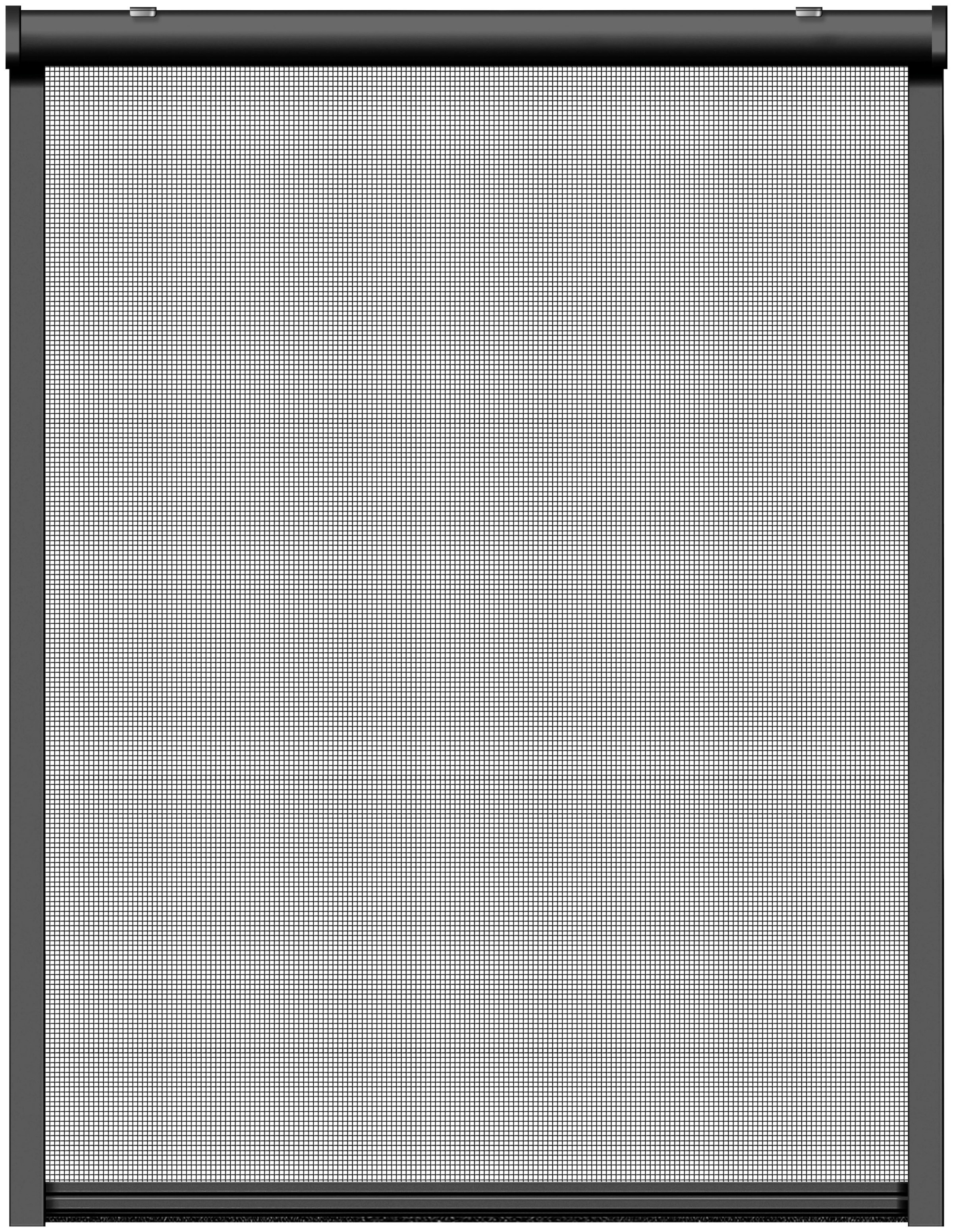 SCHELLENBERG Insektenschutzrollo »für Fenster, Fiberglas Fliegengitter mit Aluminium Rahmen« Insektenschutz mit Bohren in verschiedenen Farben und Größen erhältlich
