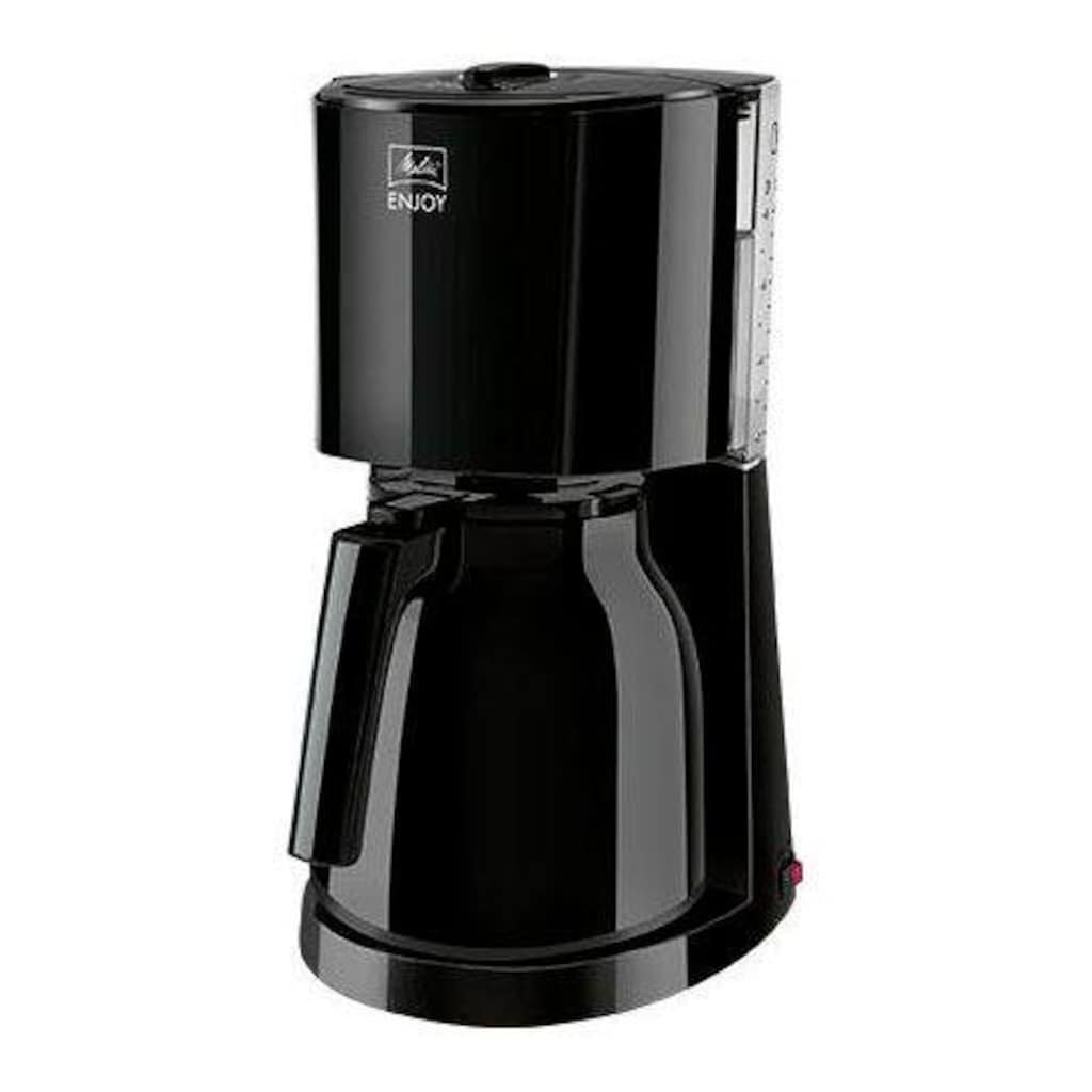 Melitta Filterkaffeemaschine »Enjoy Therm 1017-06 schwarz«, 1,1 l Kaffeekanne, Papierfilter, 1x4