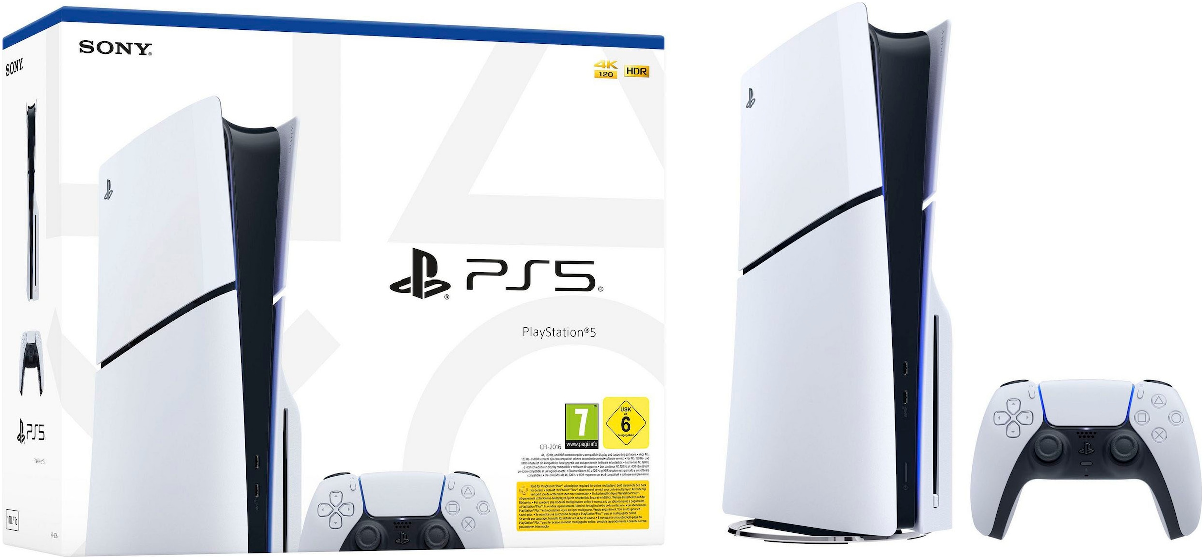 PlayStation 5 Spielekonsole »PS5 Disk Edition (Slim) + The Last of Us Part I«