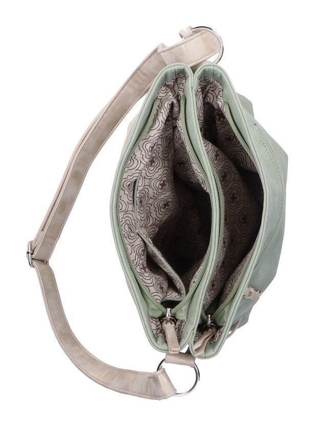 Rieker Umhängetasche , Schultertasche, Damen-Tasche mit praktischem Reißverschluss-Rückfach