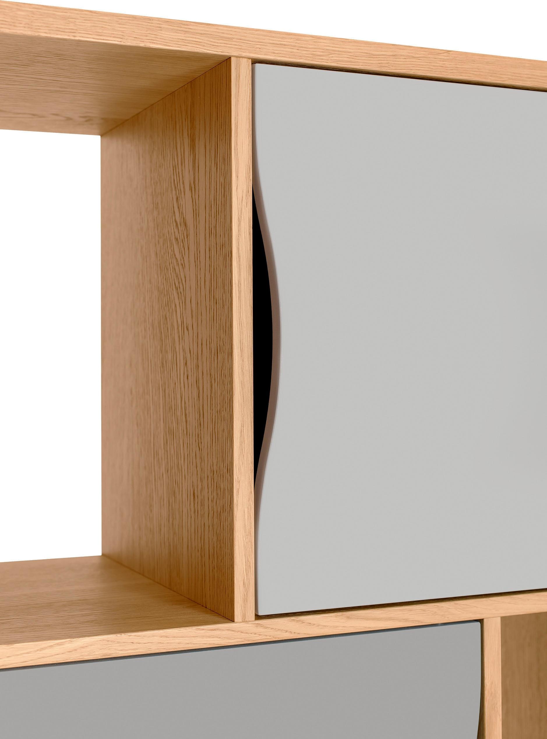 Woodman Bücherregal »Avon«, Höhe auf Design 191 Raten skandinavisches Holzfurnier Eiche, aus cm, bestellen schlichtes