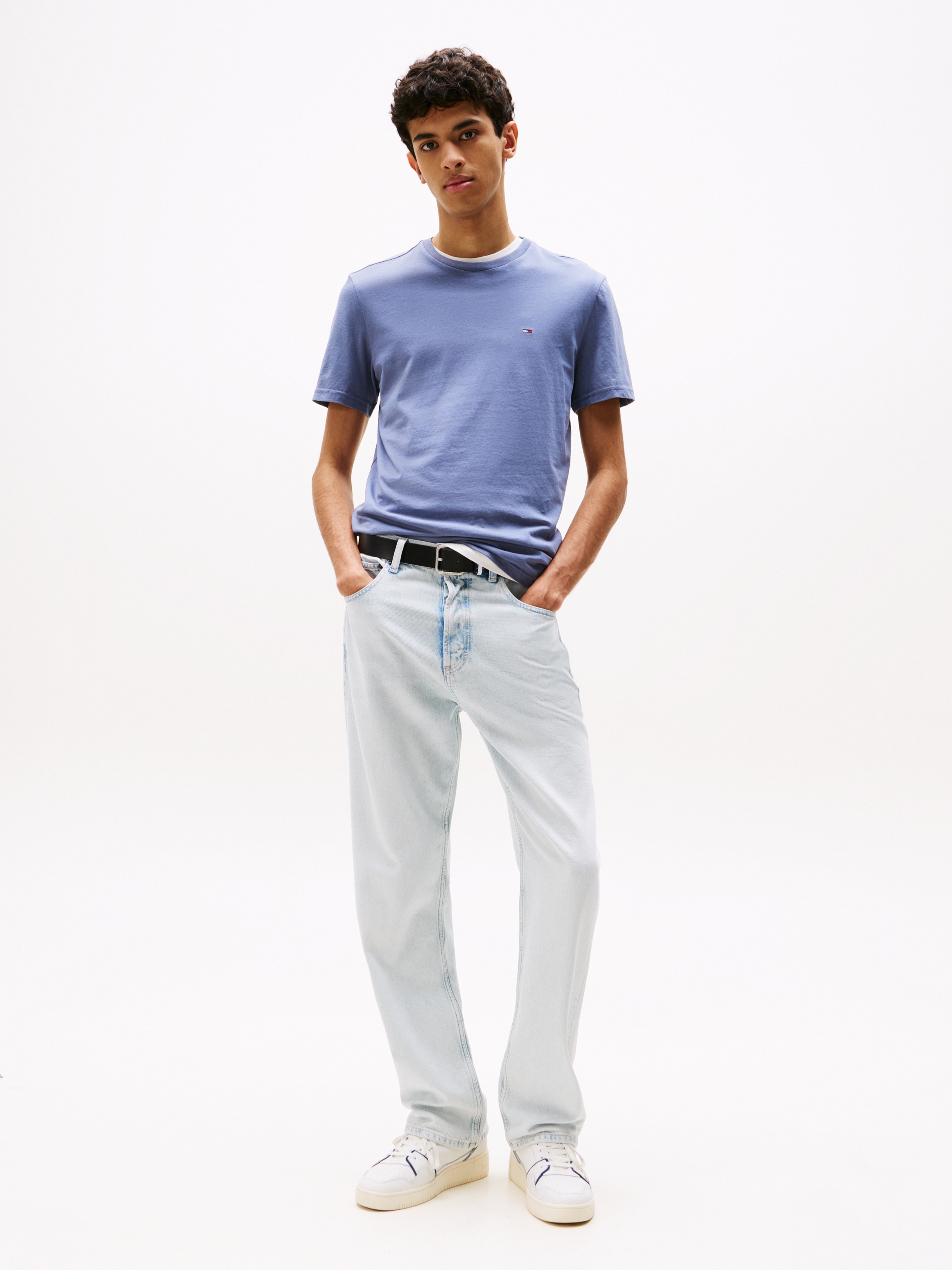 Tommy Jeans T-Shirt »TJM XSLIM 3 PACK TEE«, Mit Rundhalsausschnitt