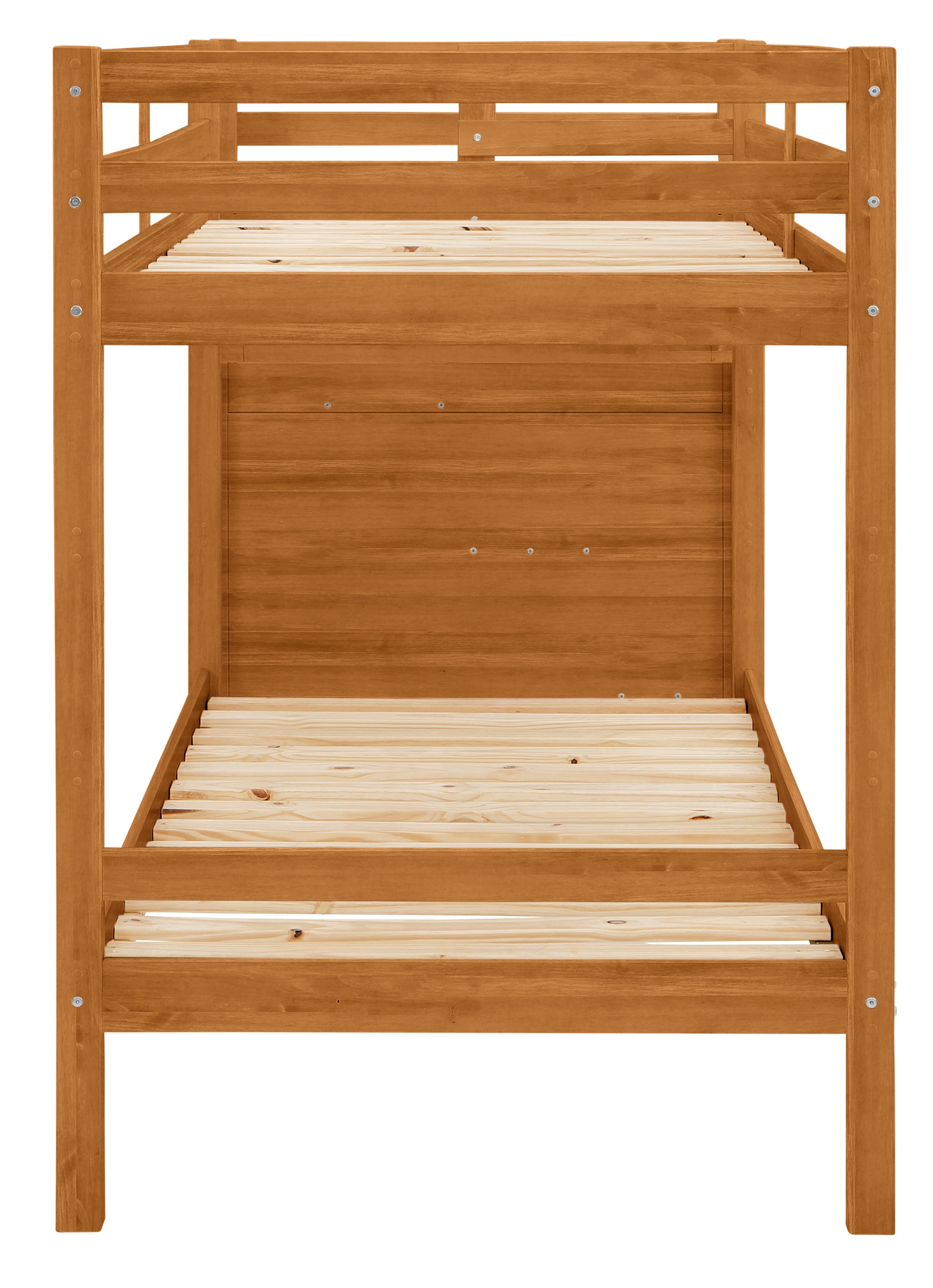 Lüttenhütt Etagenbett »Alpi, Belastbarkeit 250 KG!«, Kiefernholz, Etagenbett, inklusive Lattenrost, Liefefläche 90x200 cm