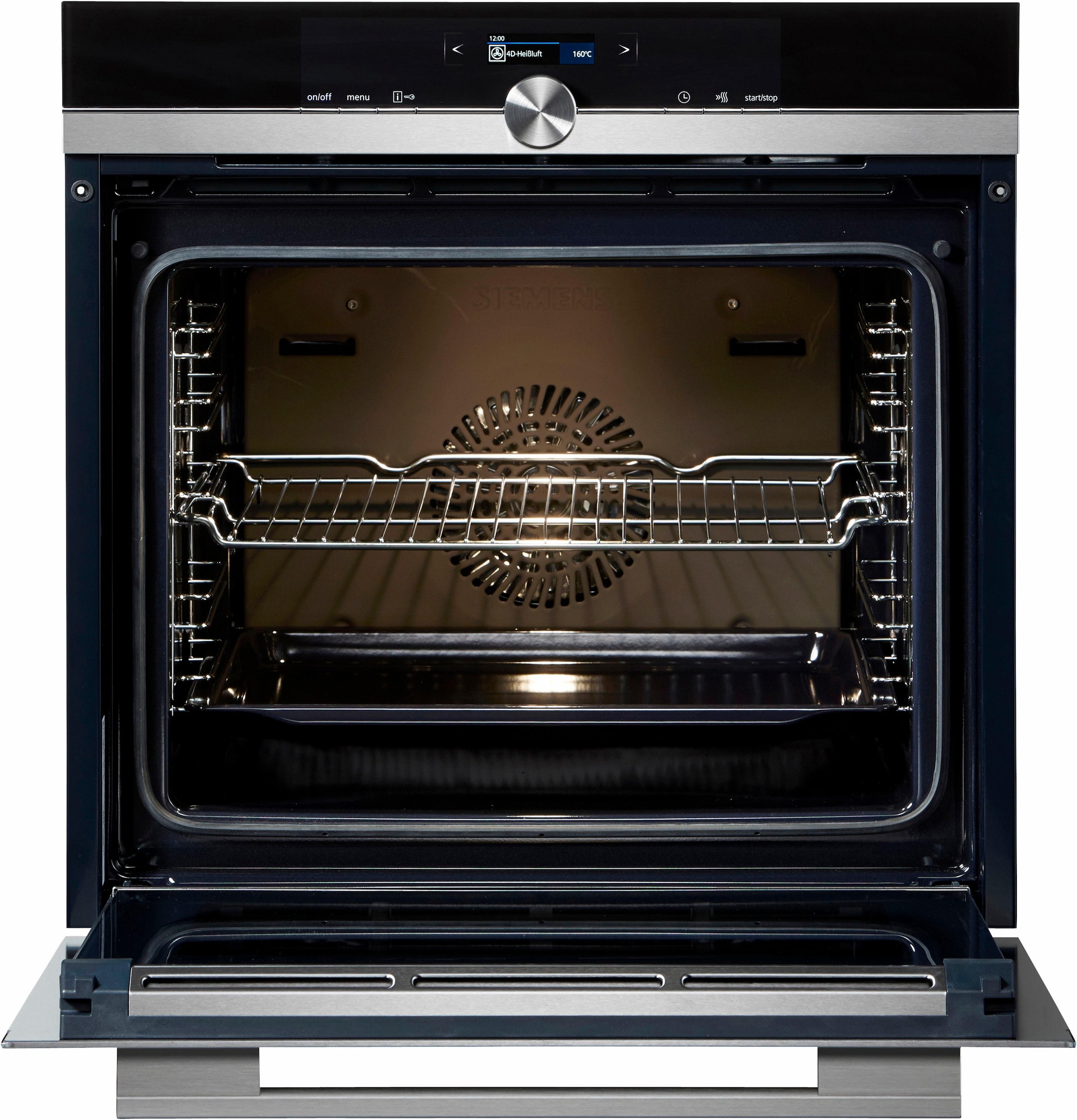 4. Bild von SIEMENS Einbaubackofen »HB634GBS1«, iQ700, HB634GBS1, mit Teleskopauszug nachrüstbar, ecoClean Plus, mit ecoClean
