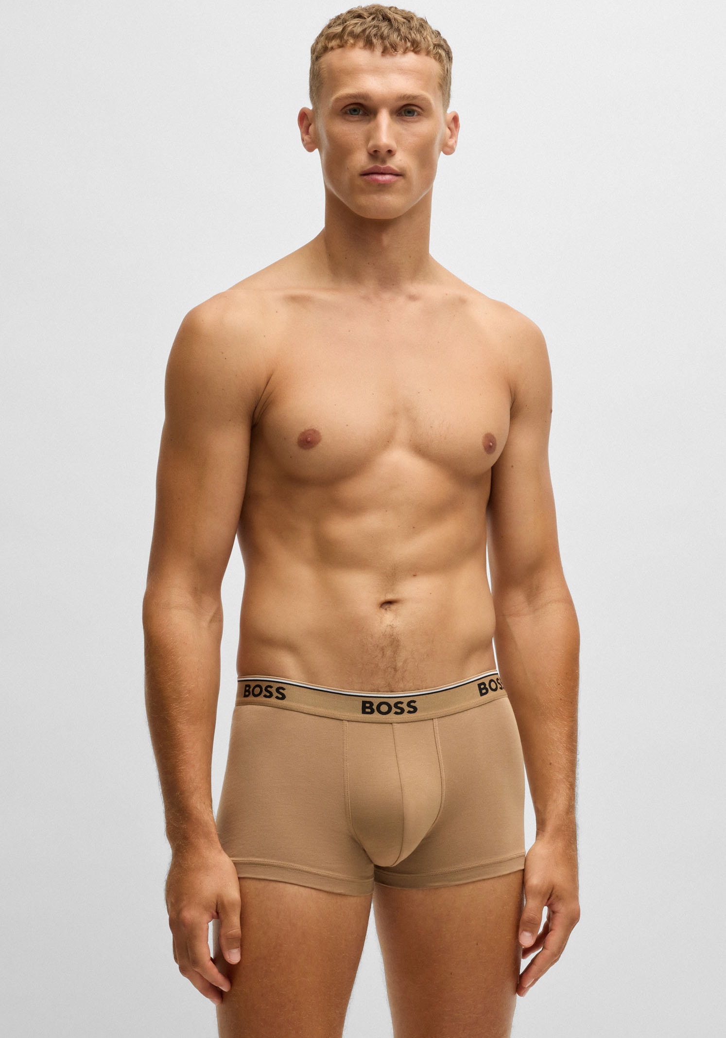 BOSS Trunk »3P Power«, (Packung, 3 St.), mit BOSS Schriftzug auf dem Bund