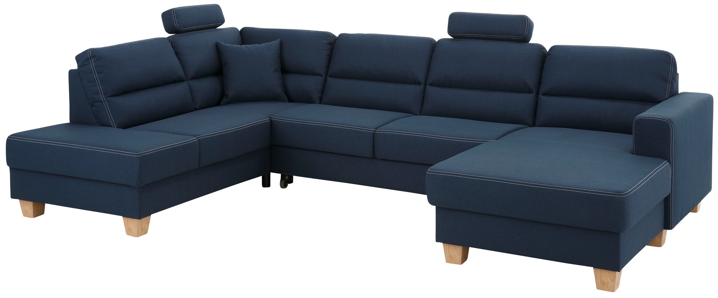 Home affaire Wohnlandschaft "Navan, komfortabel mit viel Platz, U-Form", wa günstig online kaufen