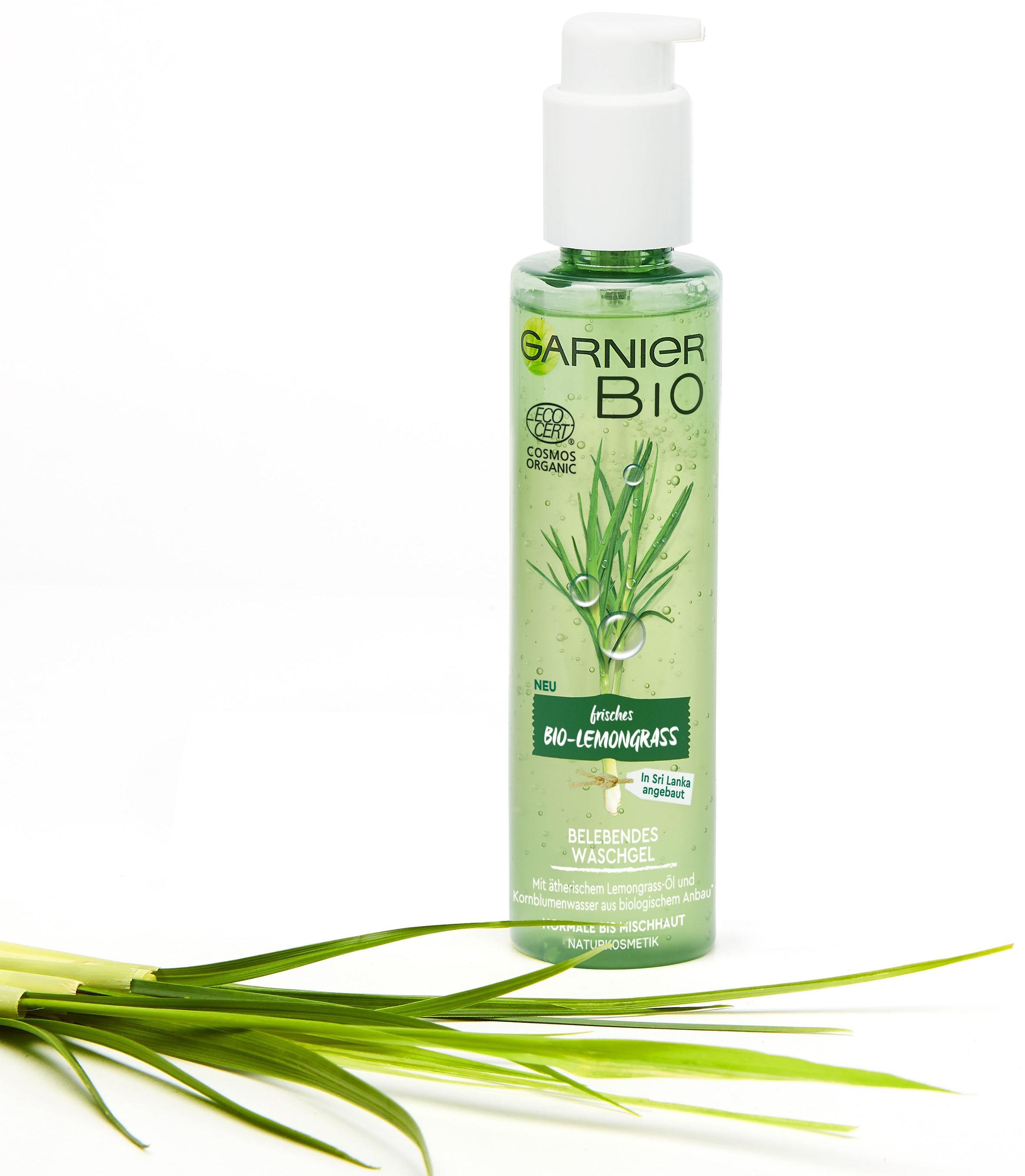 GARNIER Gesichtsreinigungsgel »Bio Lemongrass«, mit hoher Wirkungskraft