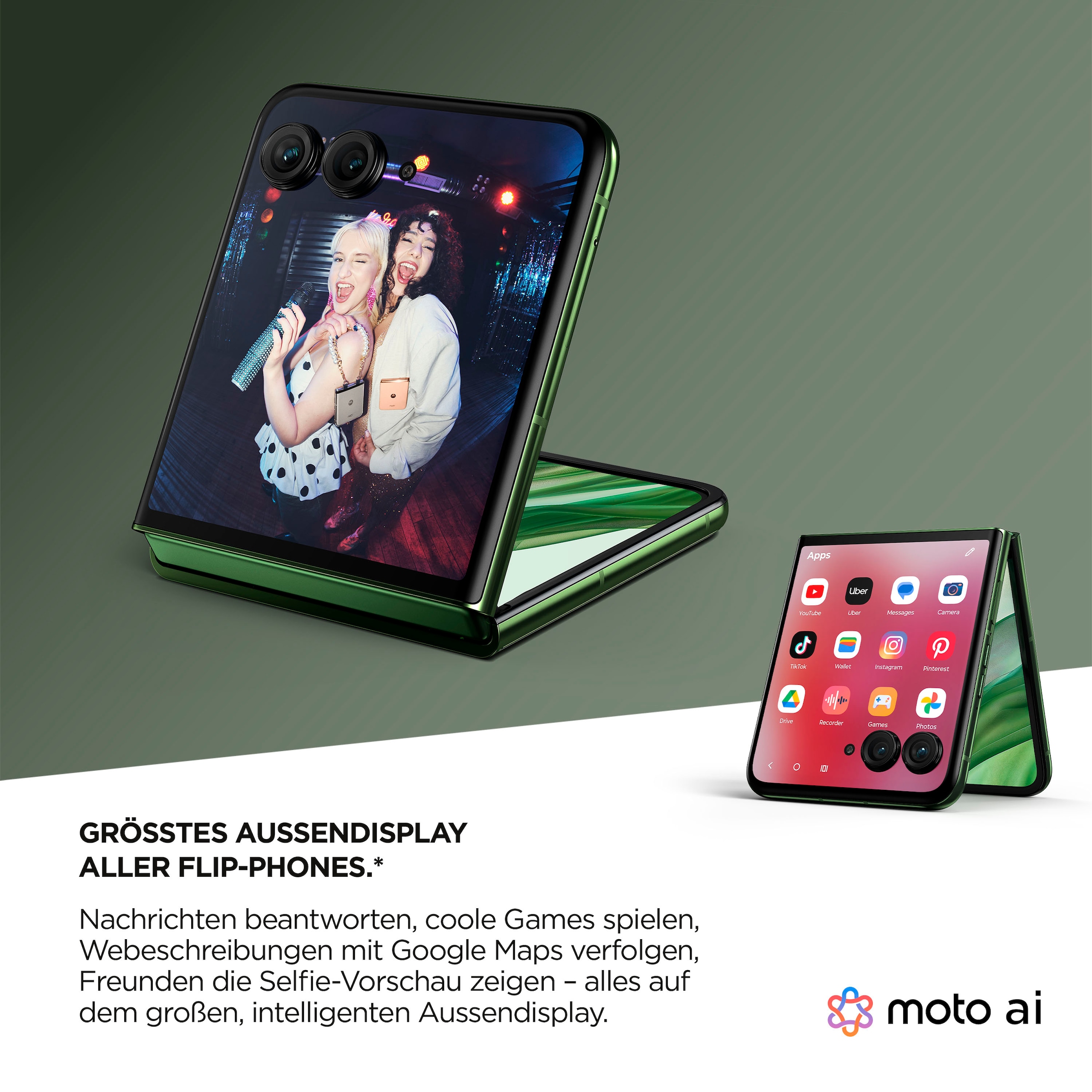 Motorola Smartphone »razr50 ultra«, Spring Green