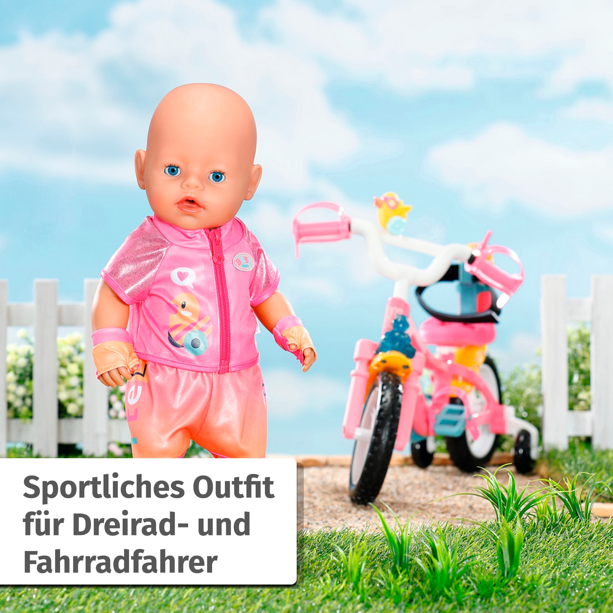 Baby Born Puppenkleidung »Fahrrad Outfit 43 cm«