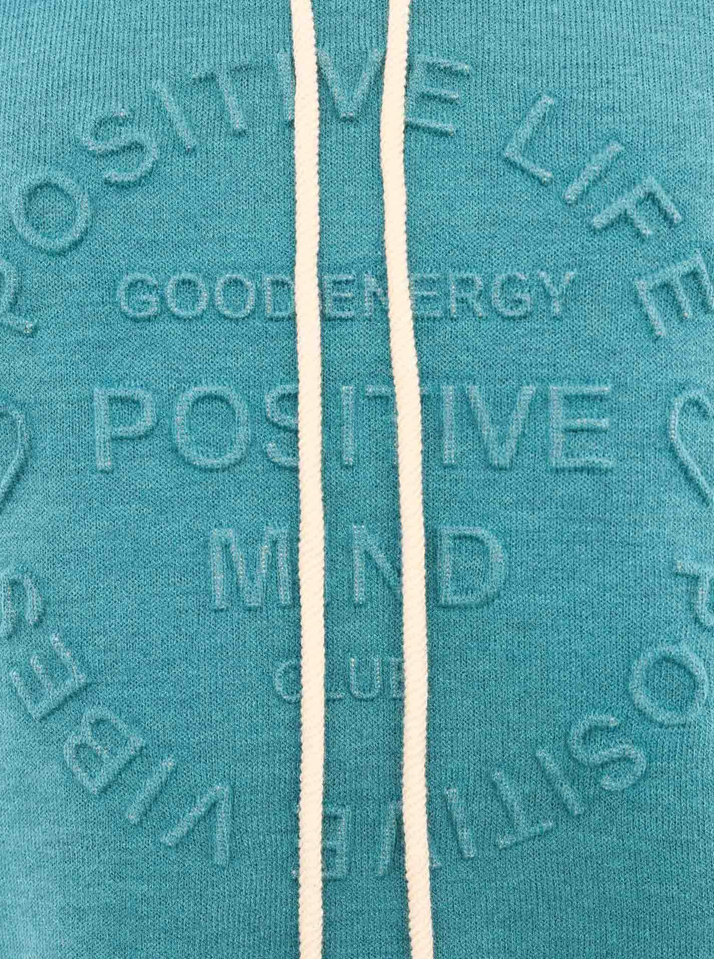 Zwillingsherz Hoodie »"Positive Mind"«, mit Kapuze, 3/4 Arm und Stempeldruck
