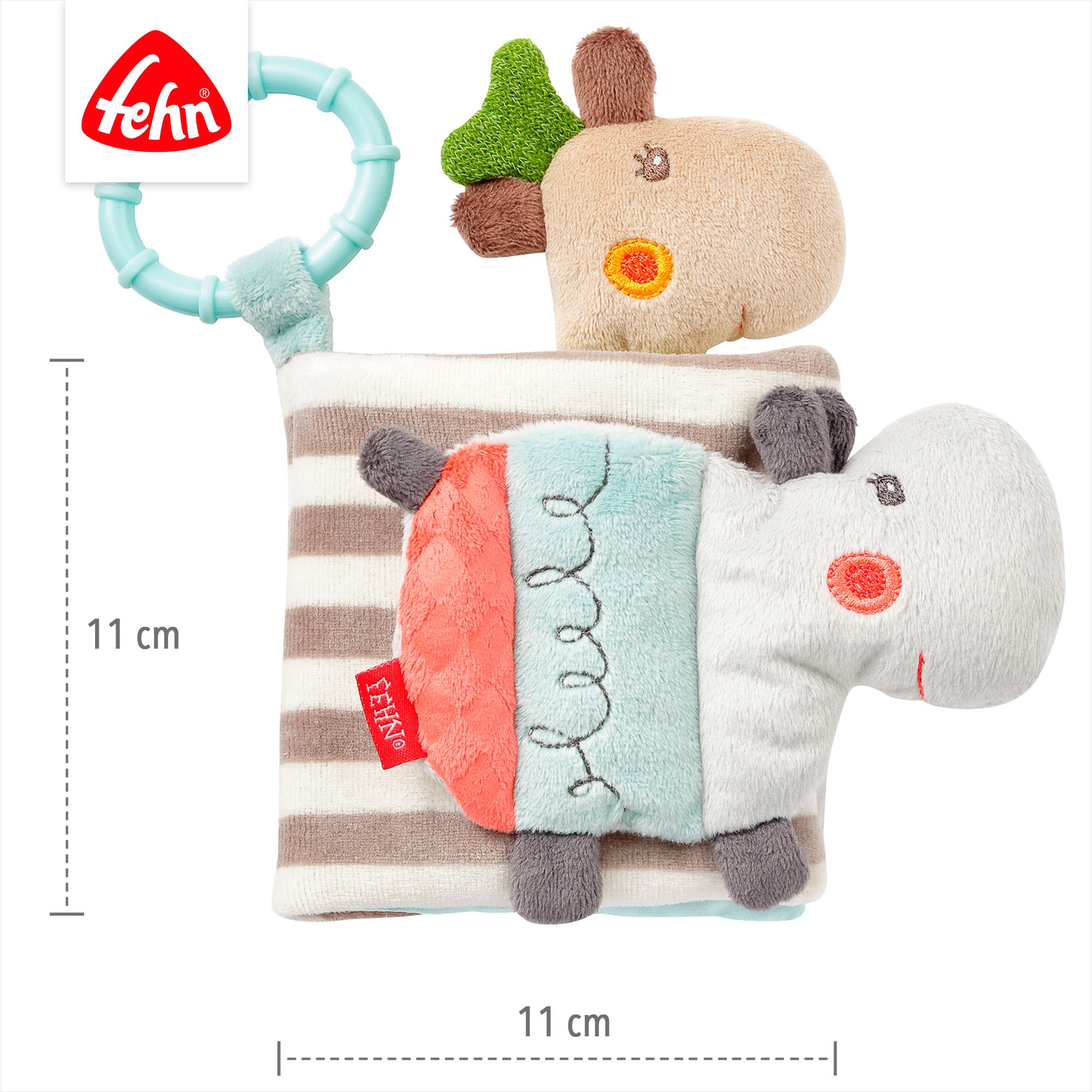Fehn Greifspielzeug »Classic Stars, Stoffbuch Loopy & Lotta«