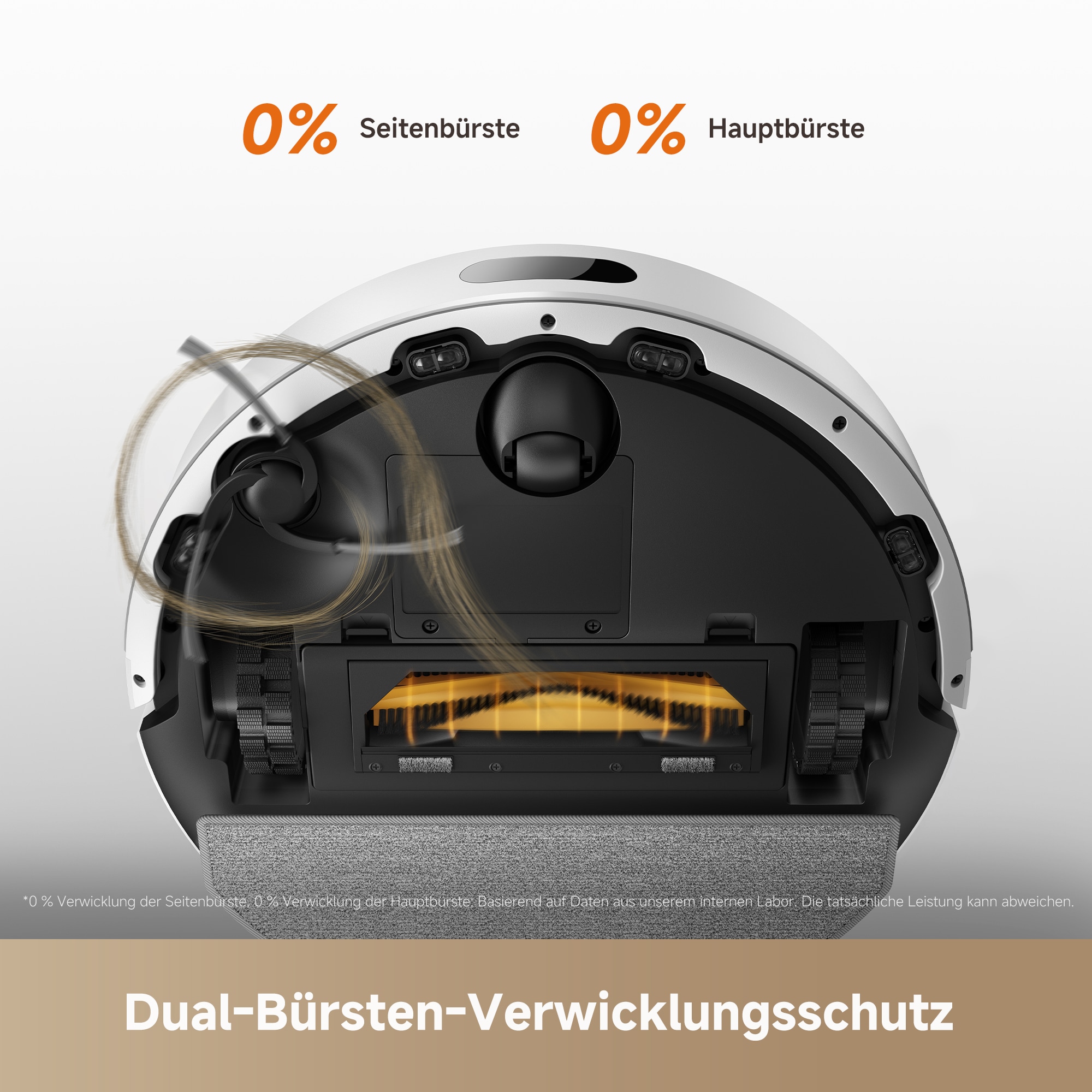Dreame Saugroboter »D20 Air Plus« 20.000 Pa, Absaugstation, Anit-Haarverhedderung, Wischfunktion