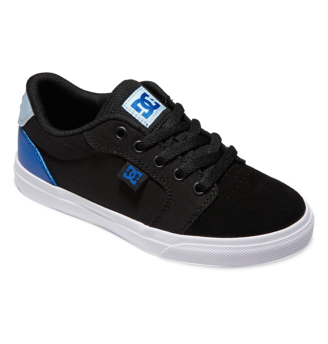 DC SHOES Sneaker »Anvil« Black/Blue/Grey 6(37) 6(37) Wildleder- und Canvas-Obermaterial