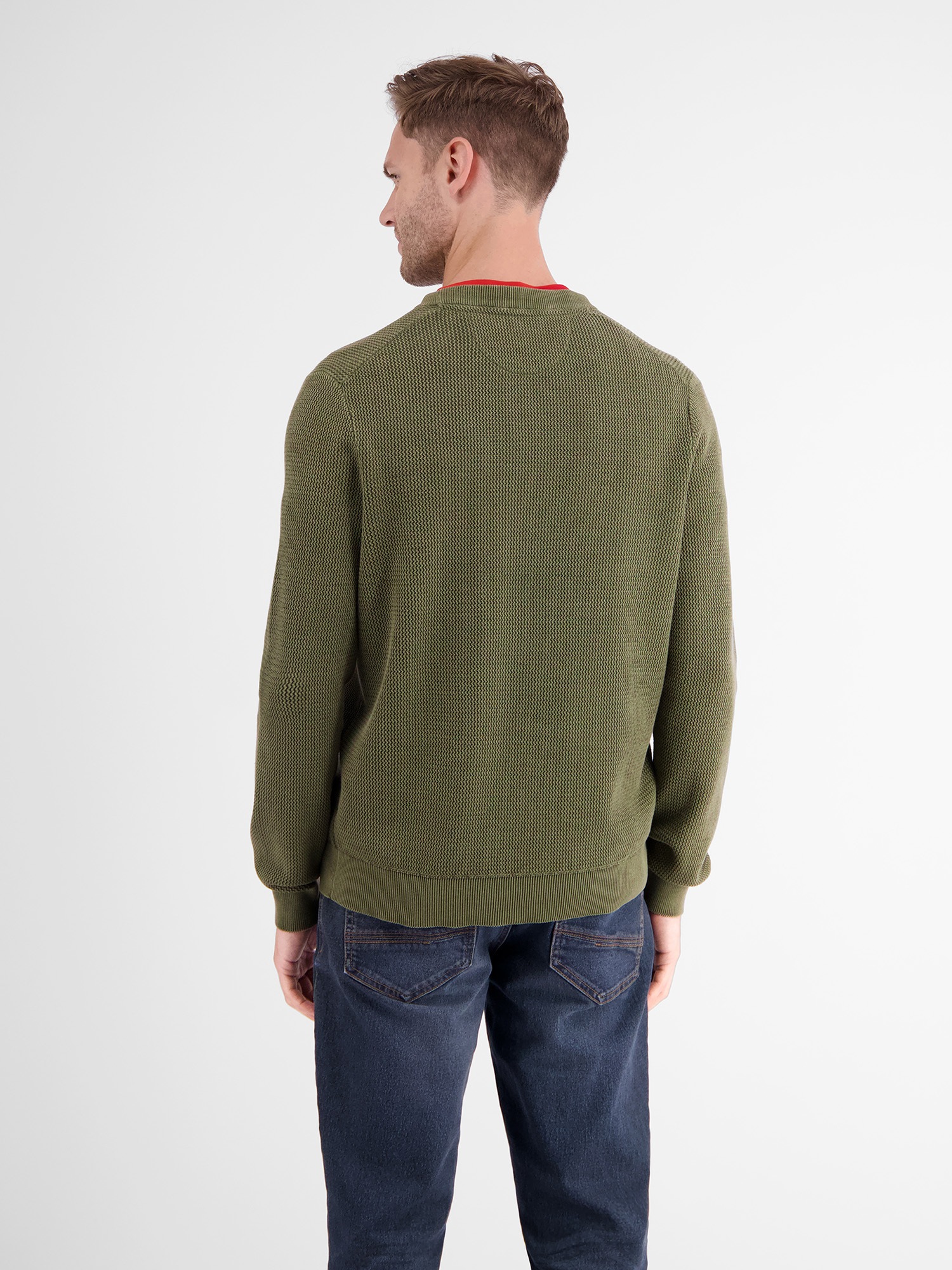 LERROS Strickpullover »LERROS Strickpullover, O-Neck«