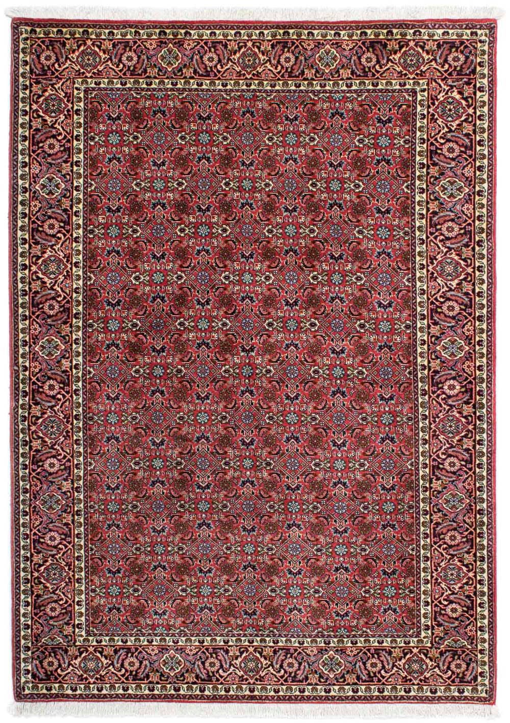 morgenland Wollteppich »Bidjar - Zanjan Stark Gemustert Rosso 200 x 140 cm« günstig online kaufen